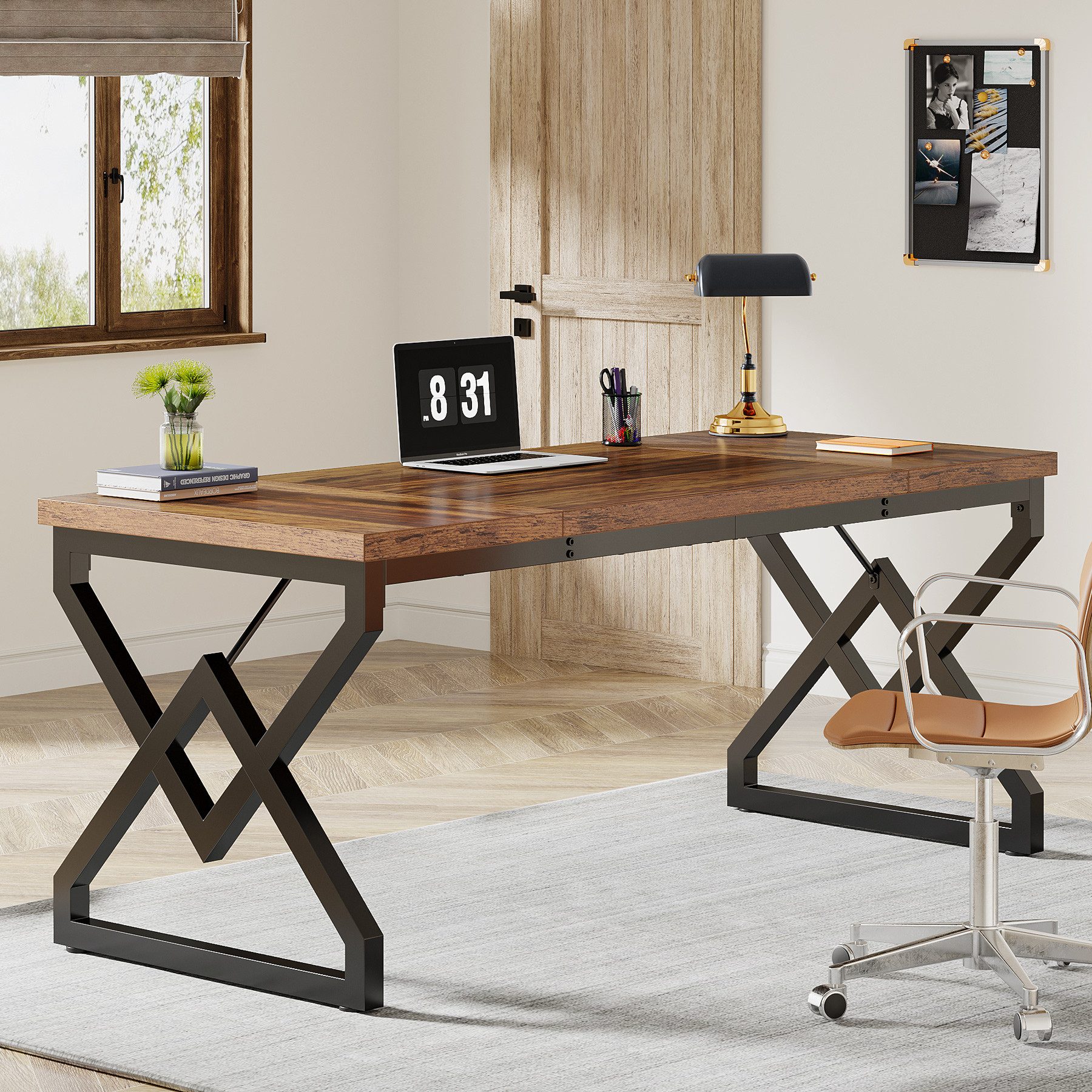 Tribesigns Schreibtisch 160 x 70 cm günstig online kaufen