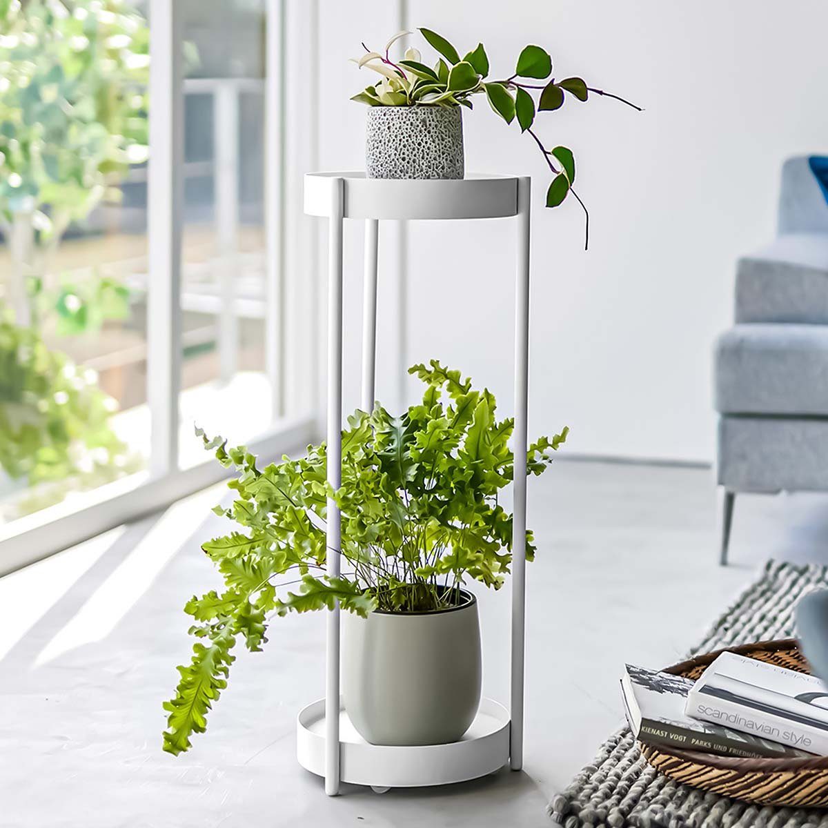 Yamazaki Blumenständer "Tower" 26x70cm, Pflanzen-Ständer, Beistelltisch, Ab günstig online kaufen