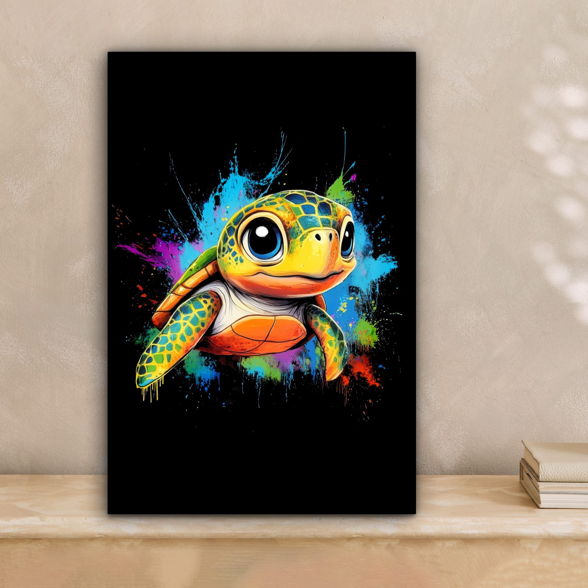 OneMillionCanvasses® Leinwandbild Graffiti - Tiere - günstig online kaufen