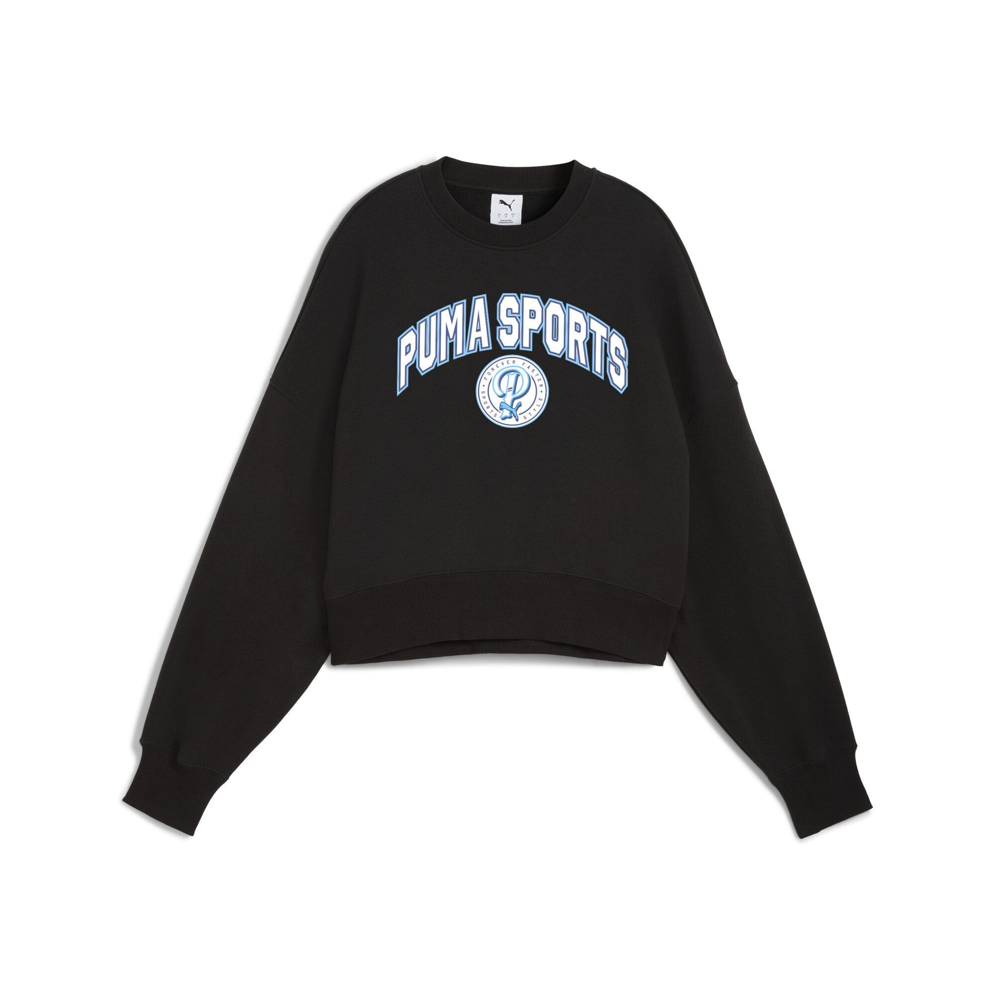 PUMA Sweatshirt Wardrobe Essentials Sports Legacy Oversized Graphic Crew