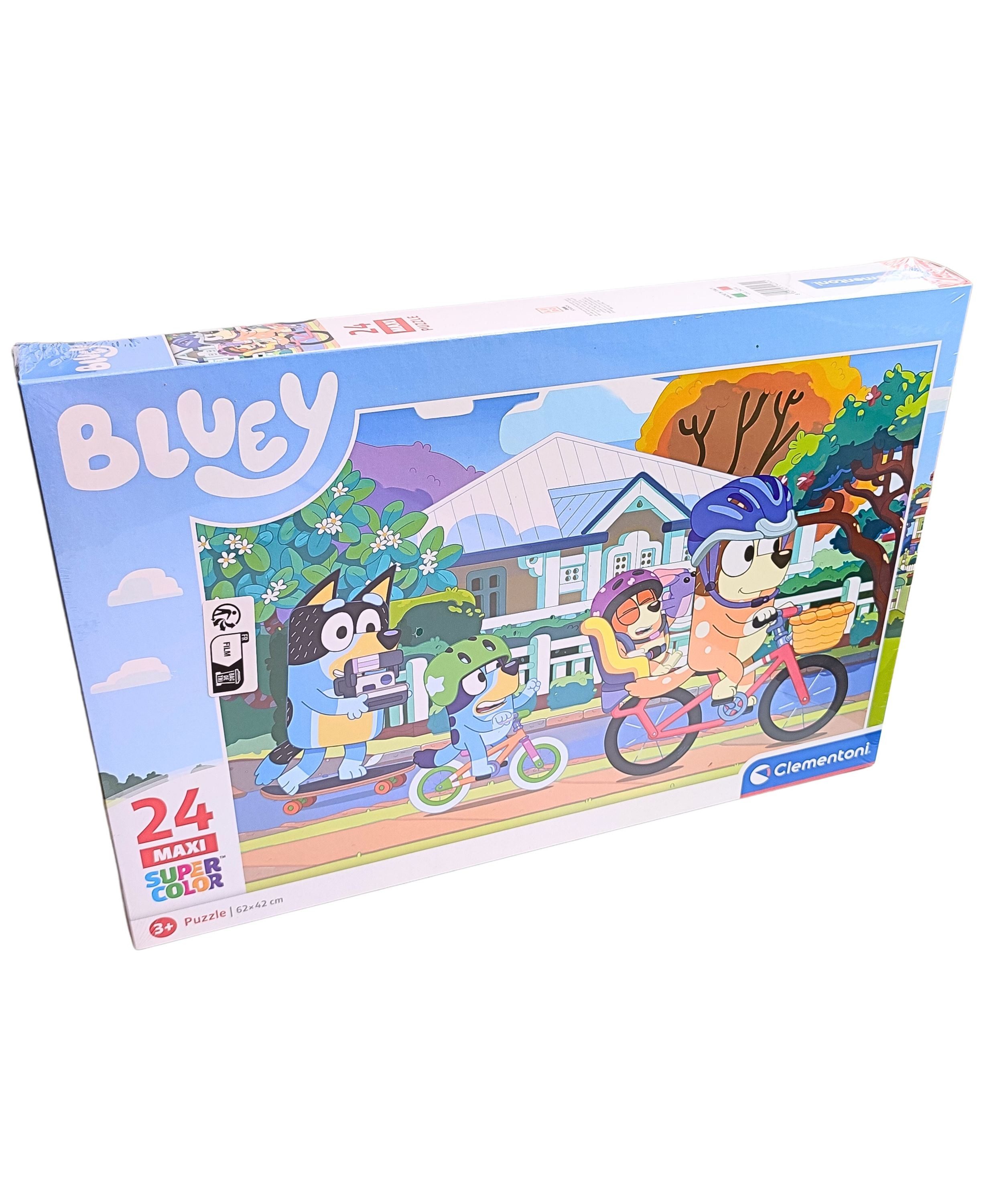 Clementoni® Puzzle Bluey, 24 Puzzleteile, Kinderpuzzle 24 Maxi Puzzleteile günstig online kaufen