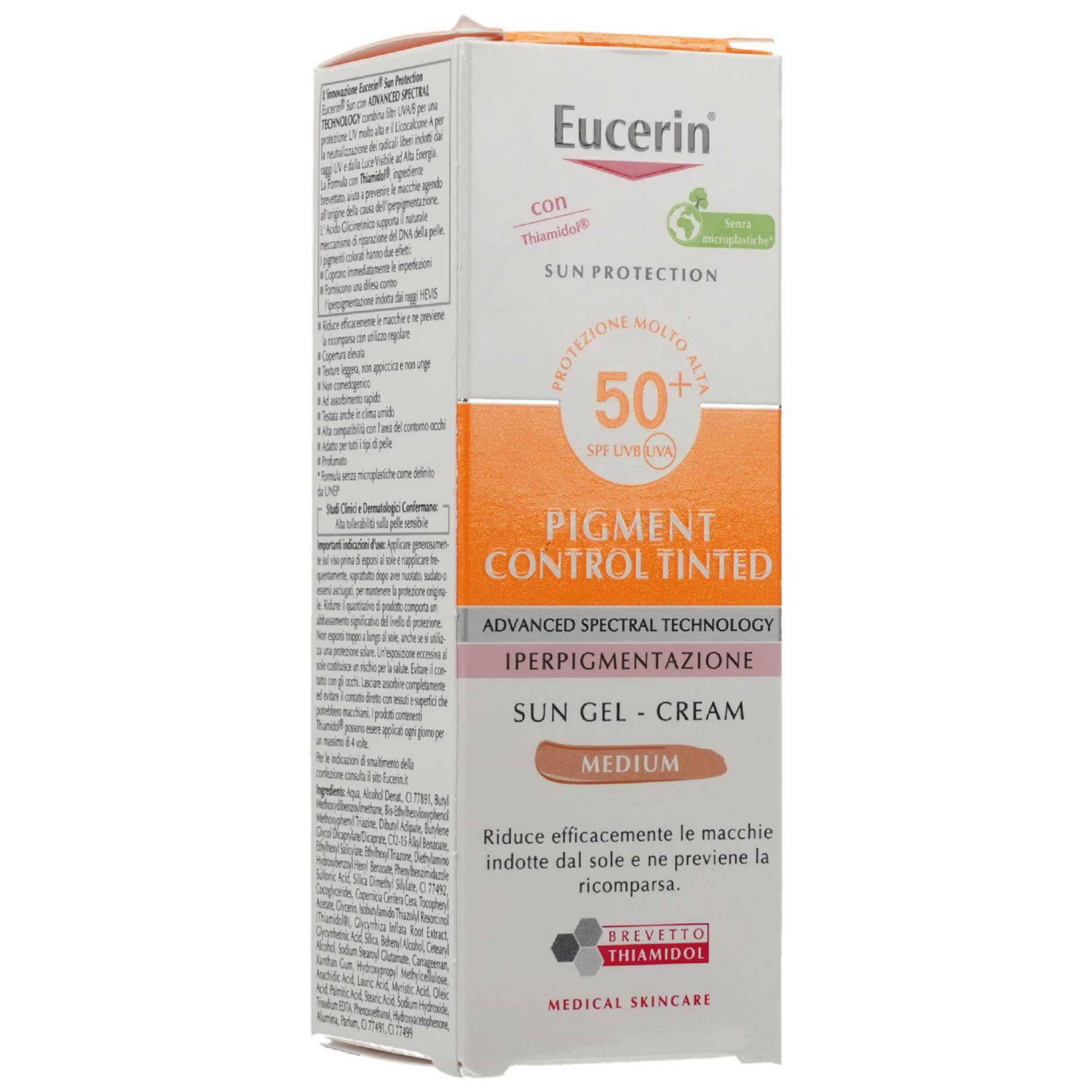 Eucerin Sonnenschutzcreme EUCERIN Sun Fluid Pigment Control mittel LSF 50+ 50ml PZN 17553565