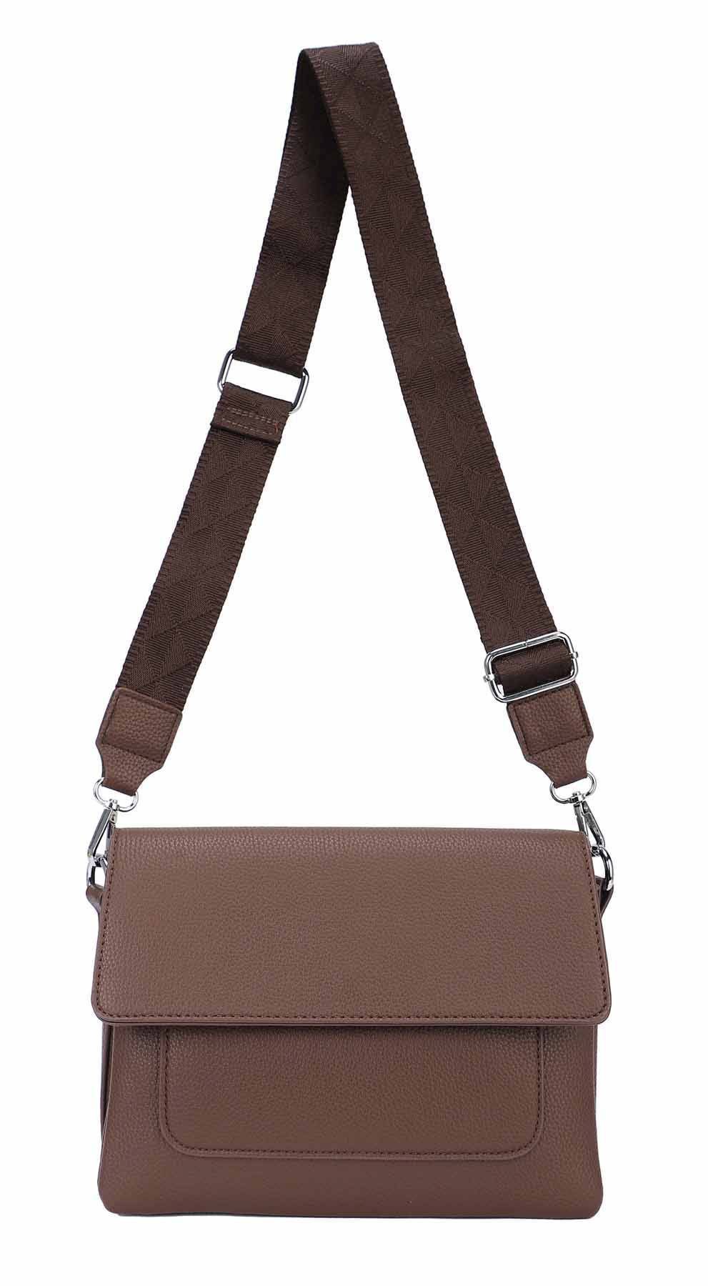 ITALYSHOP24 Schultertasche Damen Crossbody Bodybag Umhängetasche Messenger günstig online kaufen