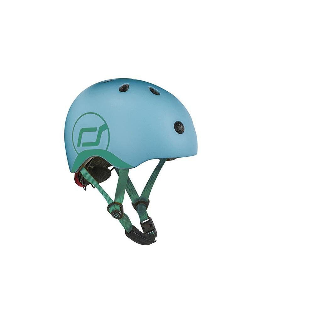 Scoot and Ride Kinderhelm Helm XXS, Steel Blau Babyhelm