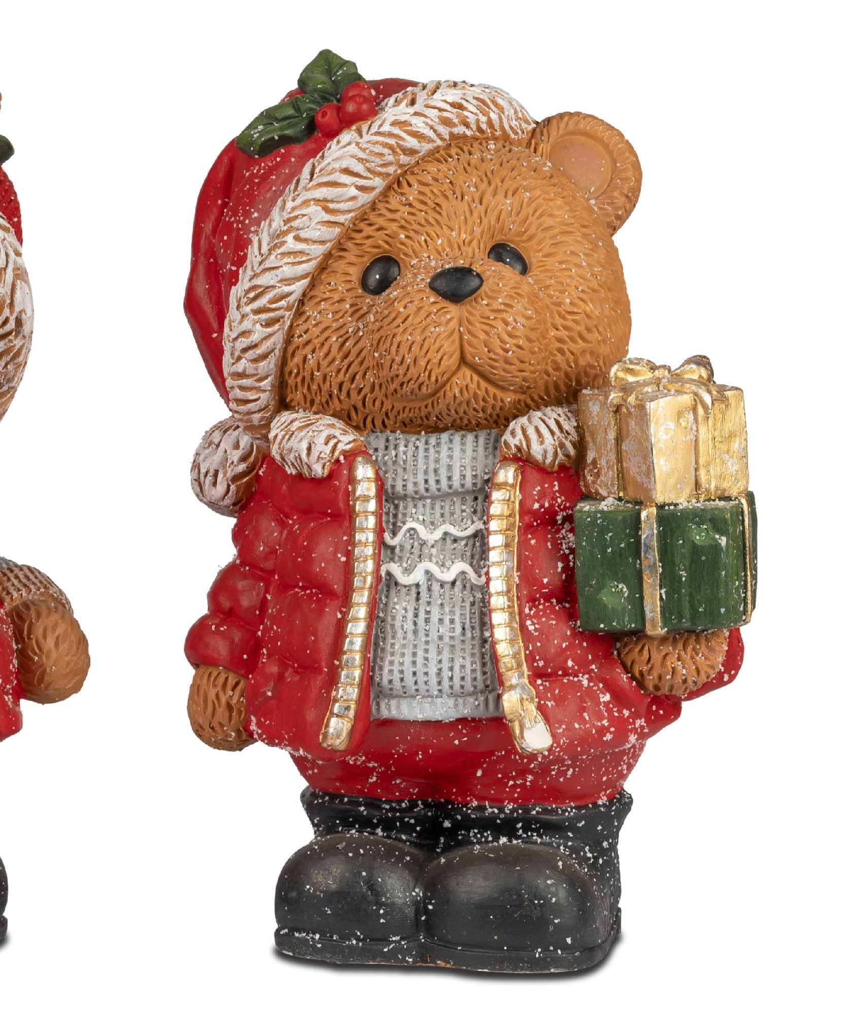 formano Dekofigur Winterzeit, Farbe: Mehrfarbig, Motiv: Teddy