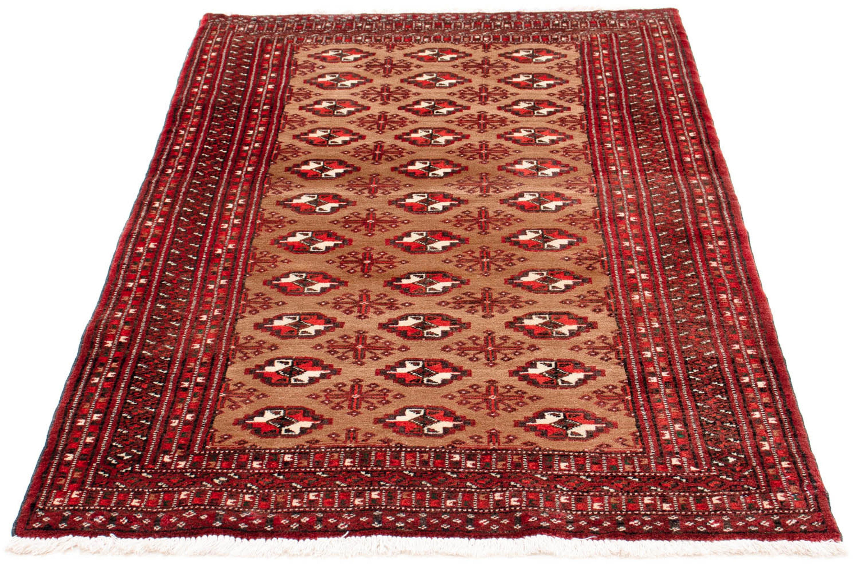 Orientteppich Belutsch - 154 x 98 cm - braun, morgenland, rechteckig, Höhe: 8 mm, Wohnzimmer, Handgeknüpft, Einzelstück mit Zertifikat