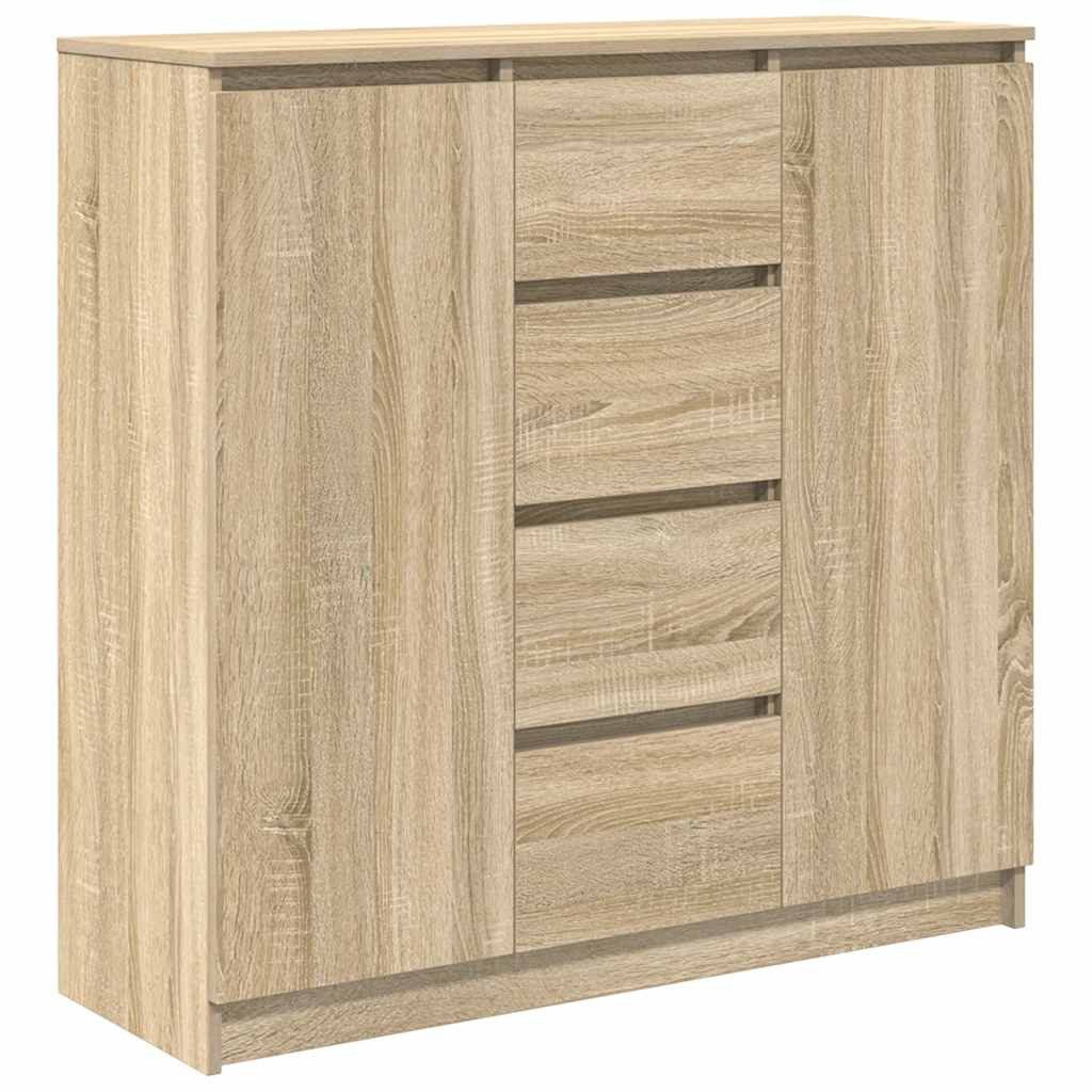 vidaXL Sideboard Sideboard mit Schubladen Sonoma-Eiche 100,5x35x98,5 cm (1 St)