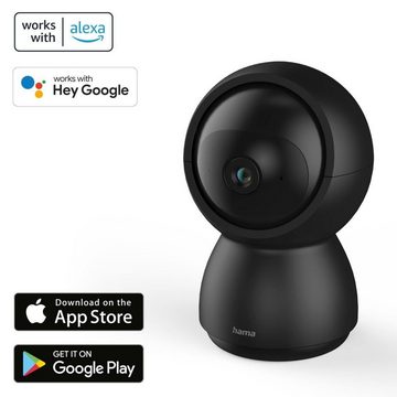 Hama WLAN Kamera Indoor (App, schwenkbar, Bewegungsmelder, Live) Smart Home Kamera (Innenbereich)