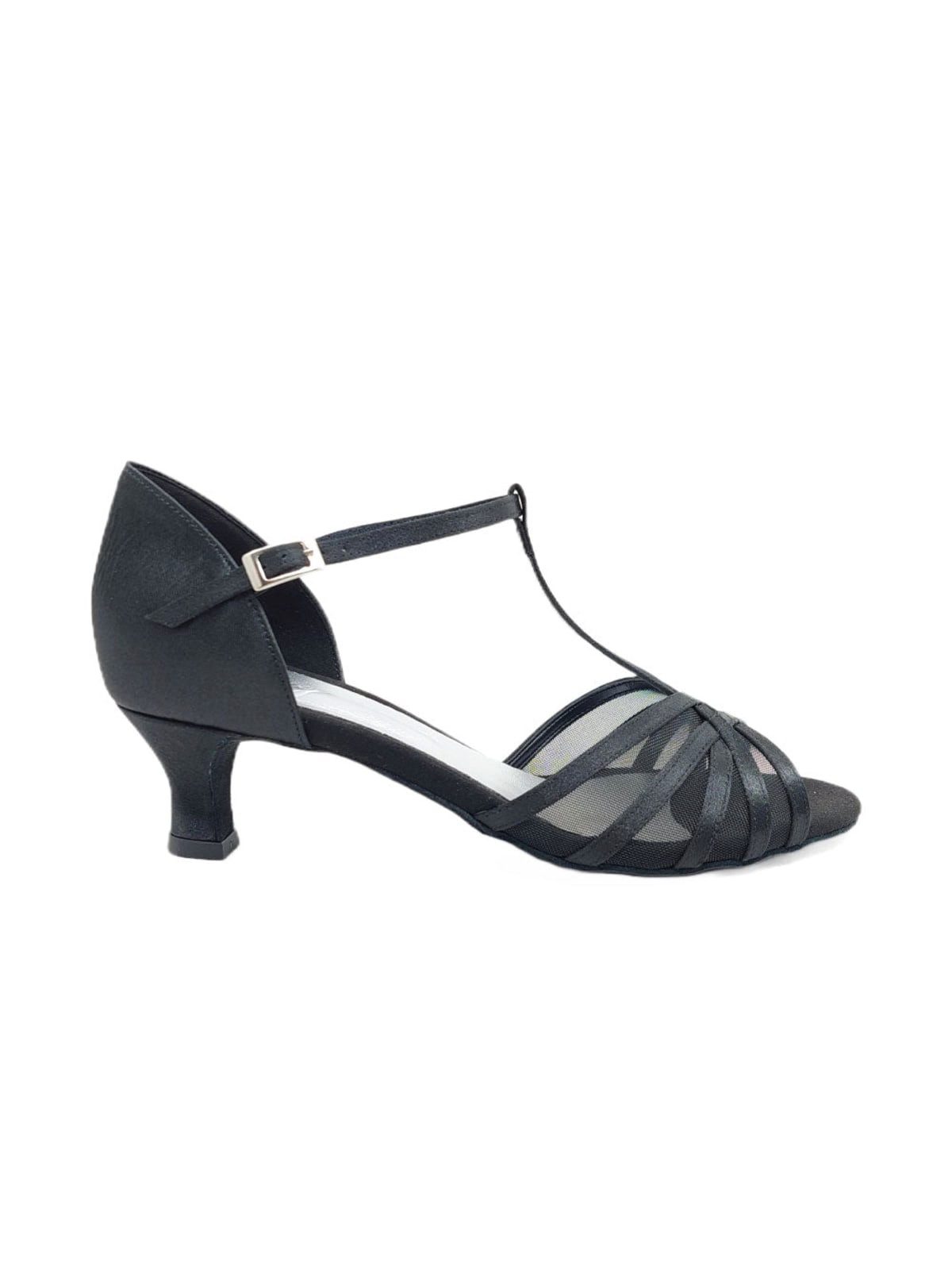 Dancing Queens Grace Bliss Tanzschuhe Satin Sandalette Absatz 5.0 cm