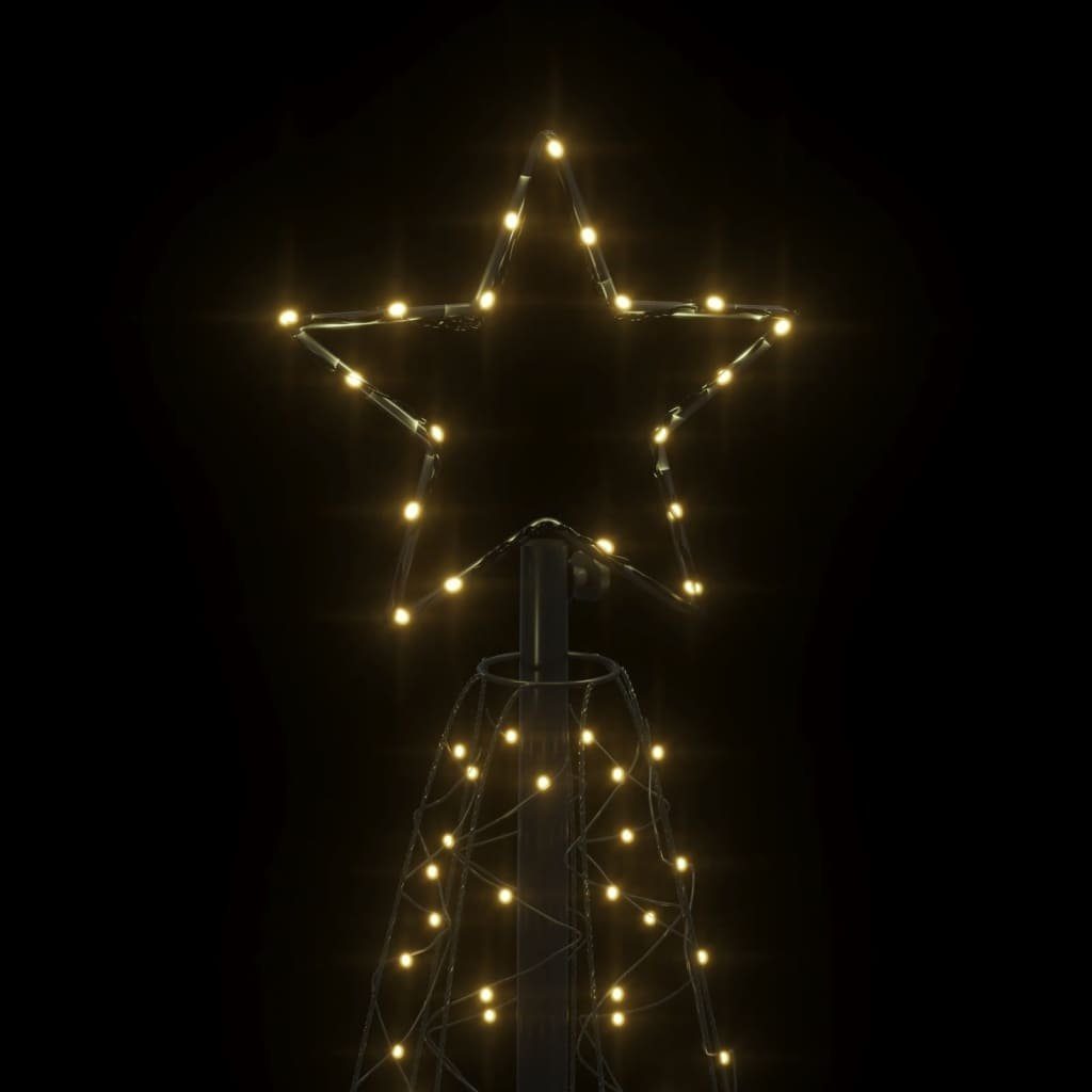 vidaXL LED 70x180 Warmweiß LED-Weihnachtsbaum LEDs cm 200 Baum Kegelform