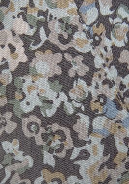 Vivance Kurzarmbluse mit Blümchendruck und V-Ausschnitt, Blusenshirt, Damenbluse