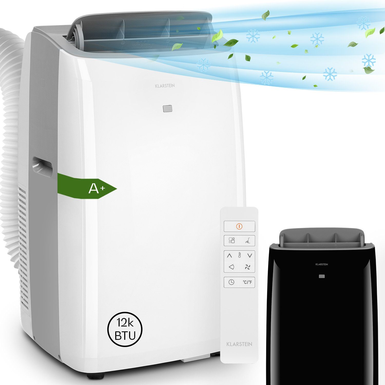 Eco 12K, Klarstein Kühlgerät Air Conditioner Grandbreeze Luftkühler Klimagerät mobil Klimagerät