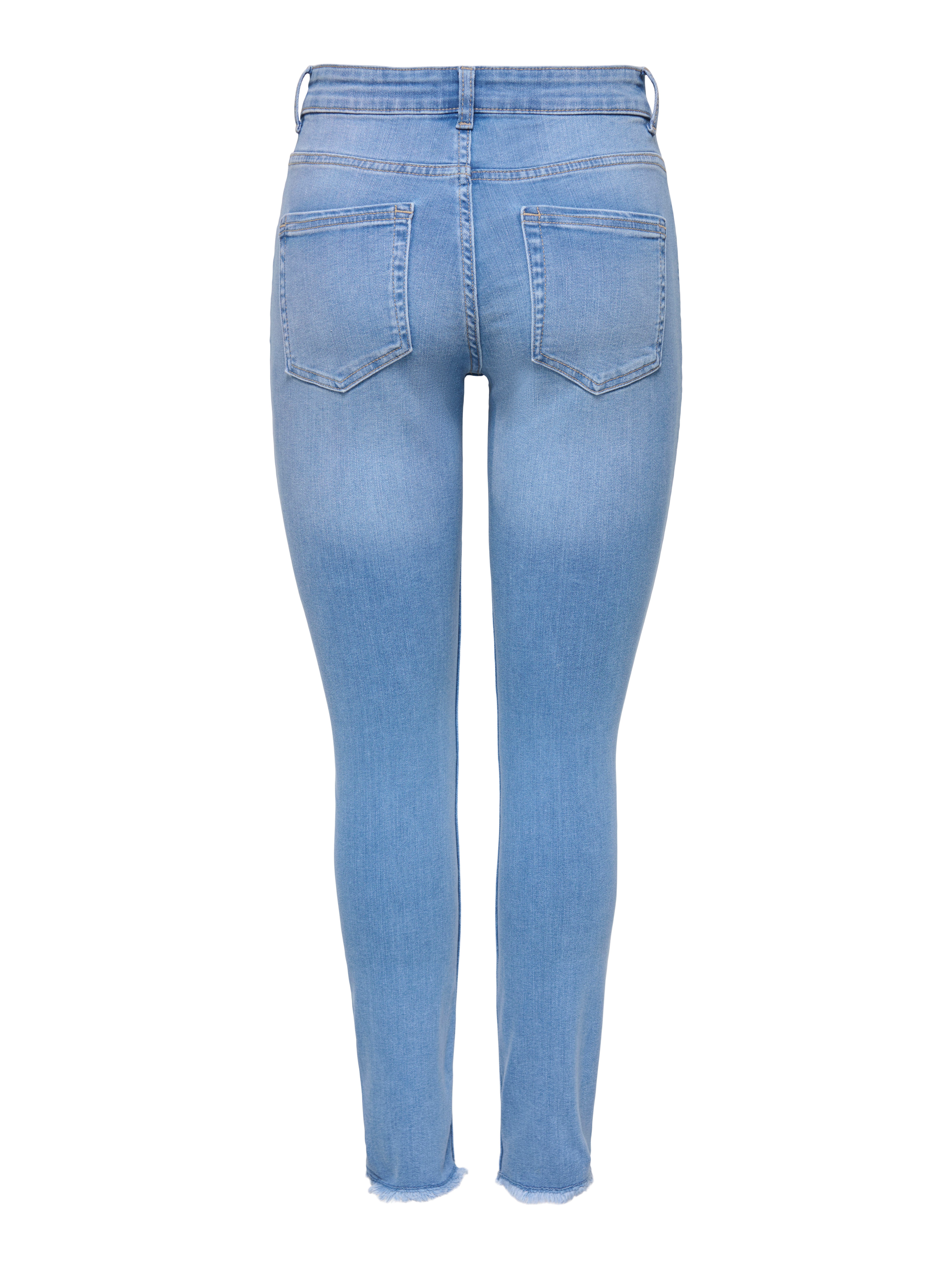 ONLY Skinny-fit-Jeans ONLLACE MID WAIST SK ANK RW DES DNM BOX Baumwollmischung, Regular Waist, knöchellang