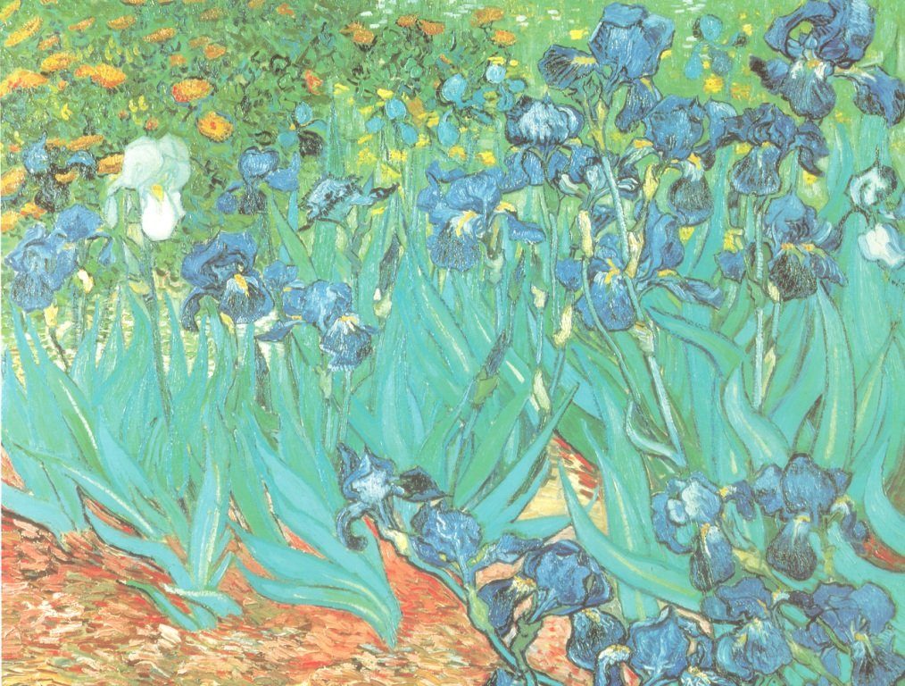 Vincent / Motivschirm % 95 Auf-Automatik van Regenschutz Kunst Lilienfeld Blumen, von UV-Schutz Iris Stockregenschirm Gogh: 100 %