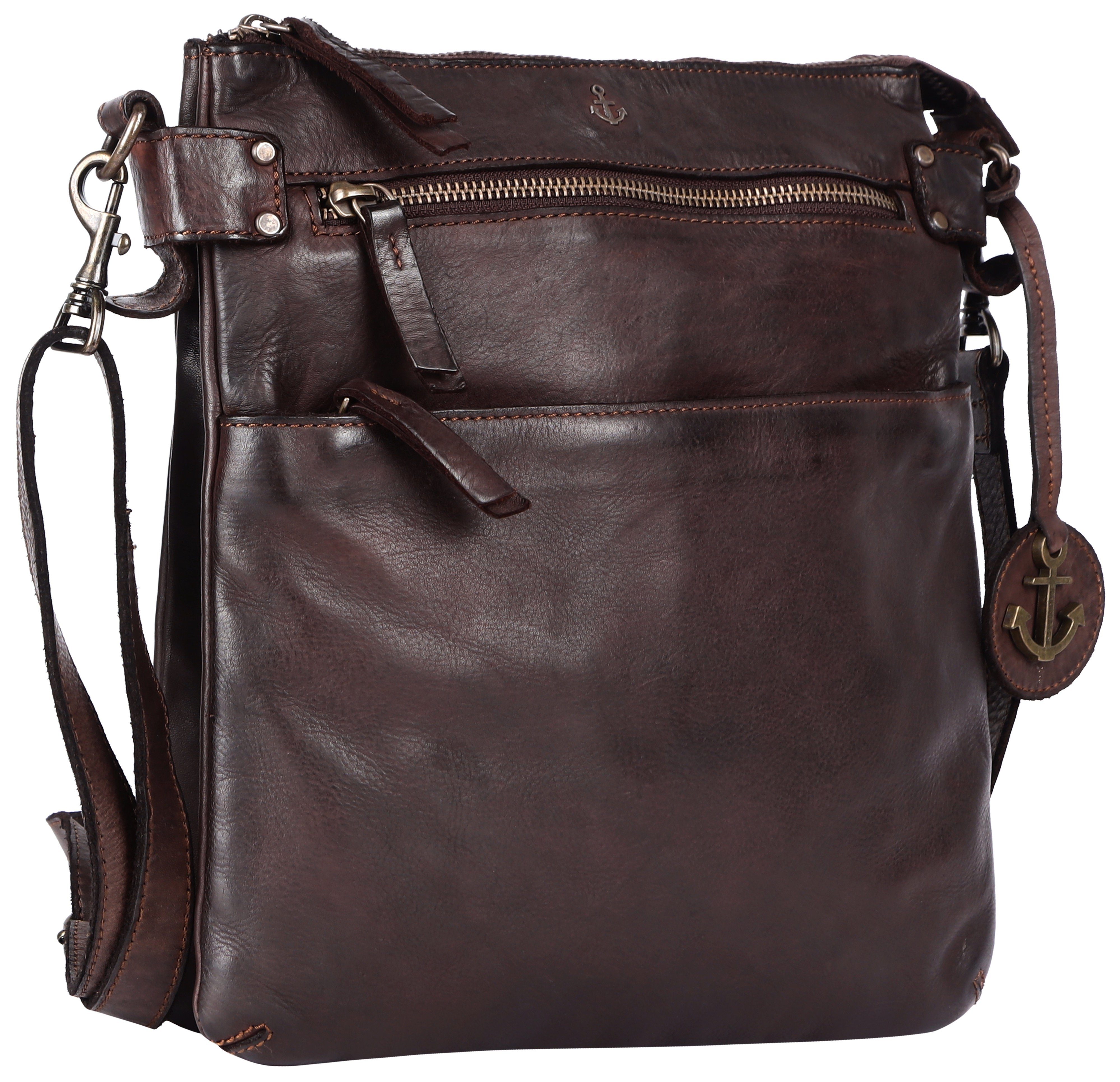 Anhänger Handtasche HARBOUR Zora2, brown Anker 2nd