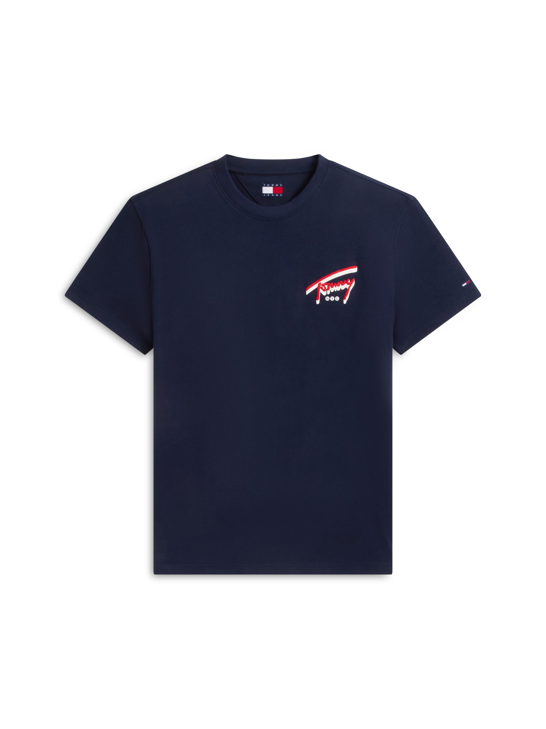 Tommy Jeans T-Shirt REGULAR SIGN BACKPRINT TEE Regular fit mit Markenprint – Bild 5 von 5