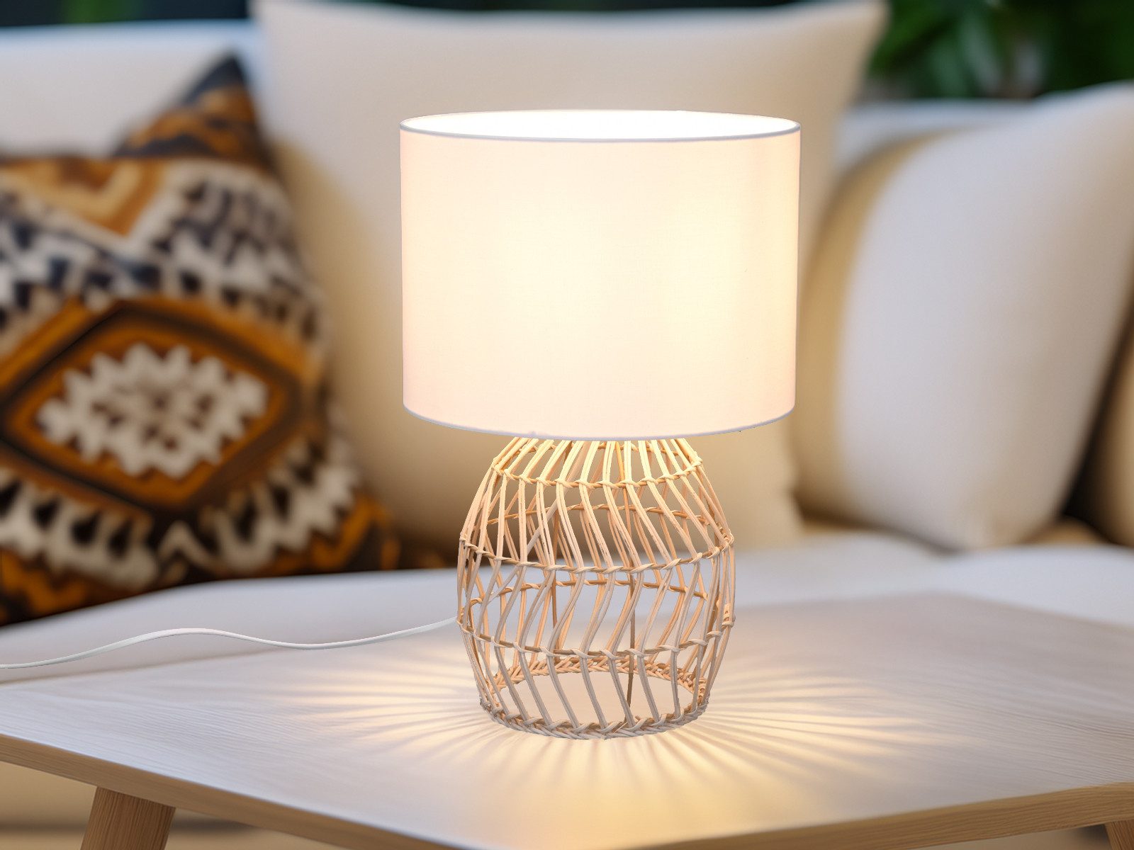 Reality Leuchten LED Nachttischlampe, Dimmfunktion, LED wechselbar, Warmwei günstig online kaufen