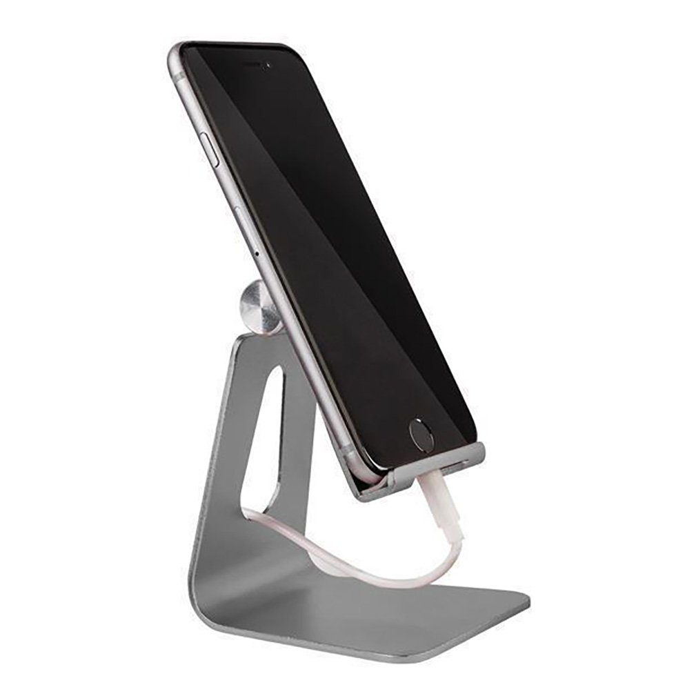 MyGadget Smartphone Ständer Aluminium Halterung Multiwinkel Handy-Halterung