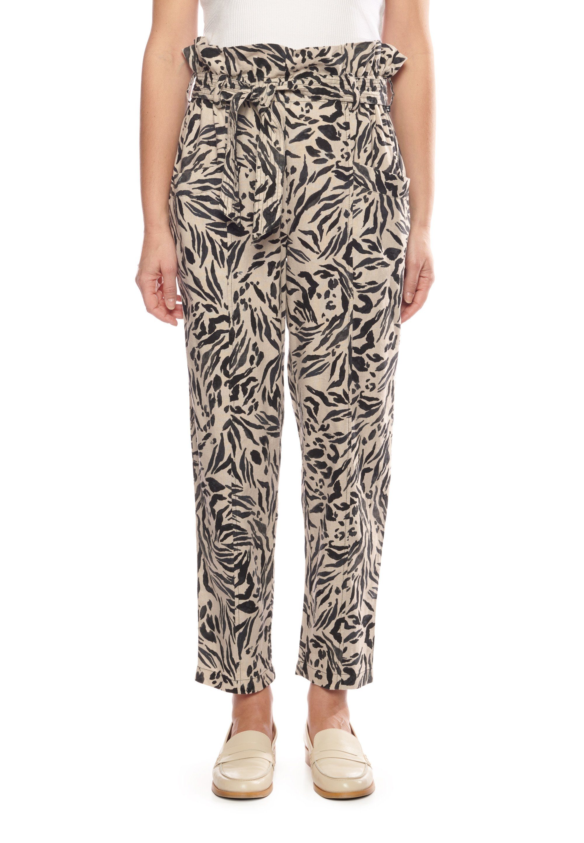 Le Temps Des Cerises Stoffhose SHORT FEMME PAGODE Mit modischer Musterung