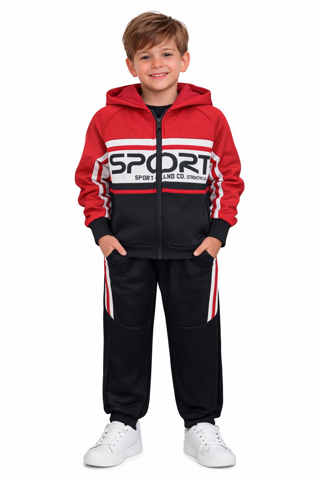 Trainingsanzug warmer Trainingsanzug Sport Jogginganzug Kinder Freizeitanzug JF176a