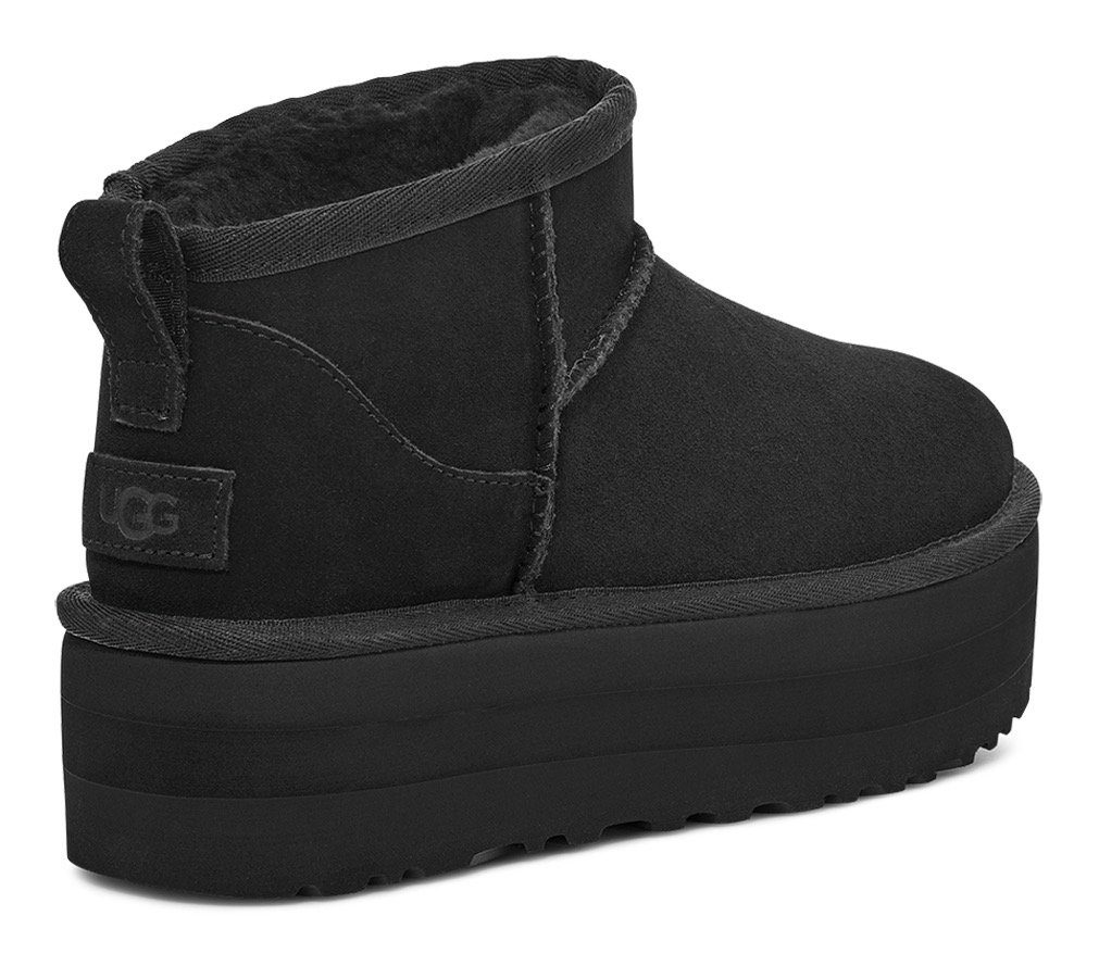 UGG Classic Ultra Mini Platform Winterboots Plateaboots, Schlupfstiefel mit Plateausohle