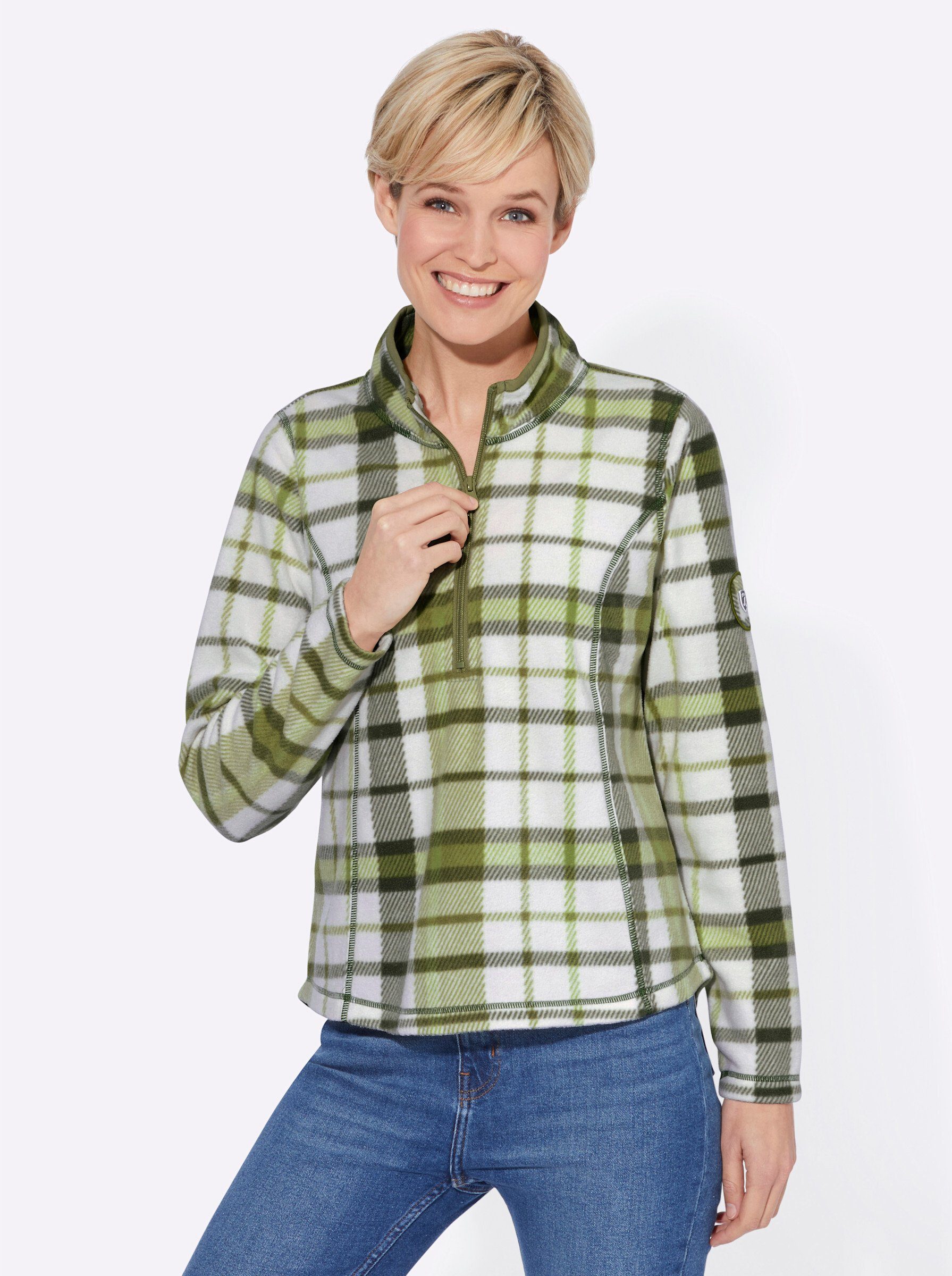 Witt Fleeceshirt Fleeceshirt Länge ca. 66 günstig online kaufen