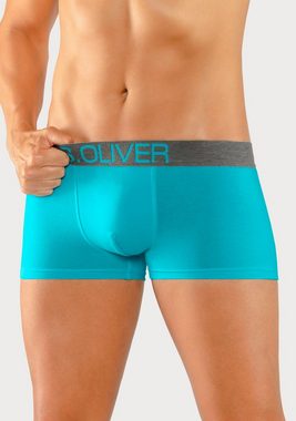 s.Oliver Boxer Boxershorts für Herren (Packung, 4-St) in Hipster-Form aus Baumwoll-Mix