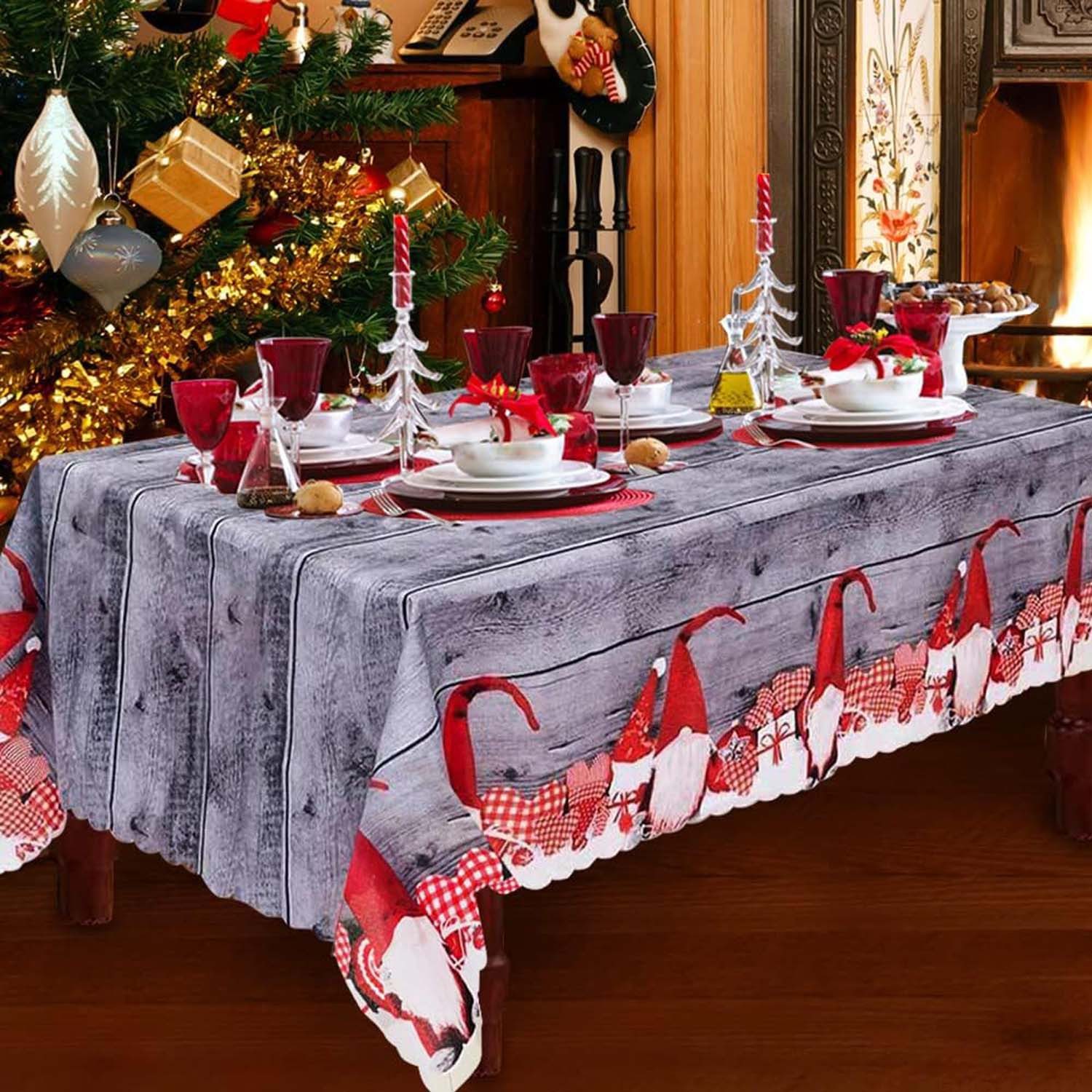 trends for living Tischdecke Weihnachten kreative Tischdecke Santa Claus re günstig online kaufen