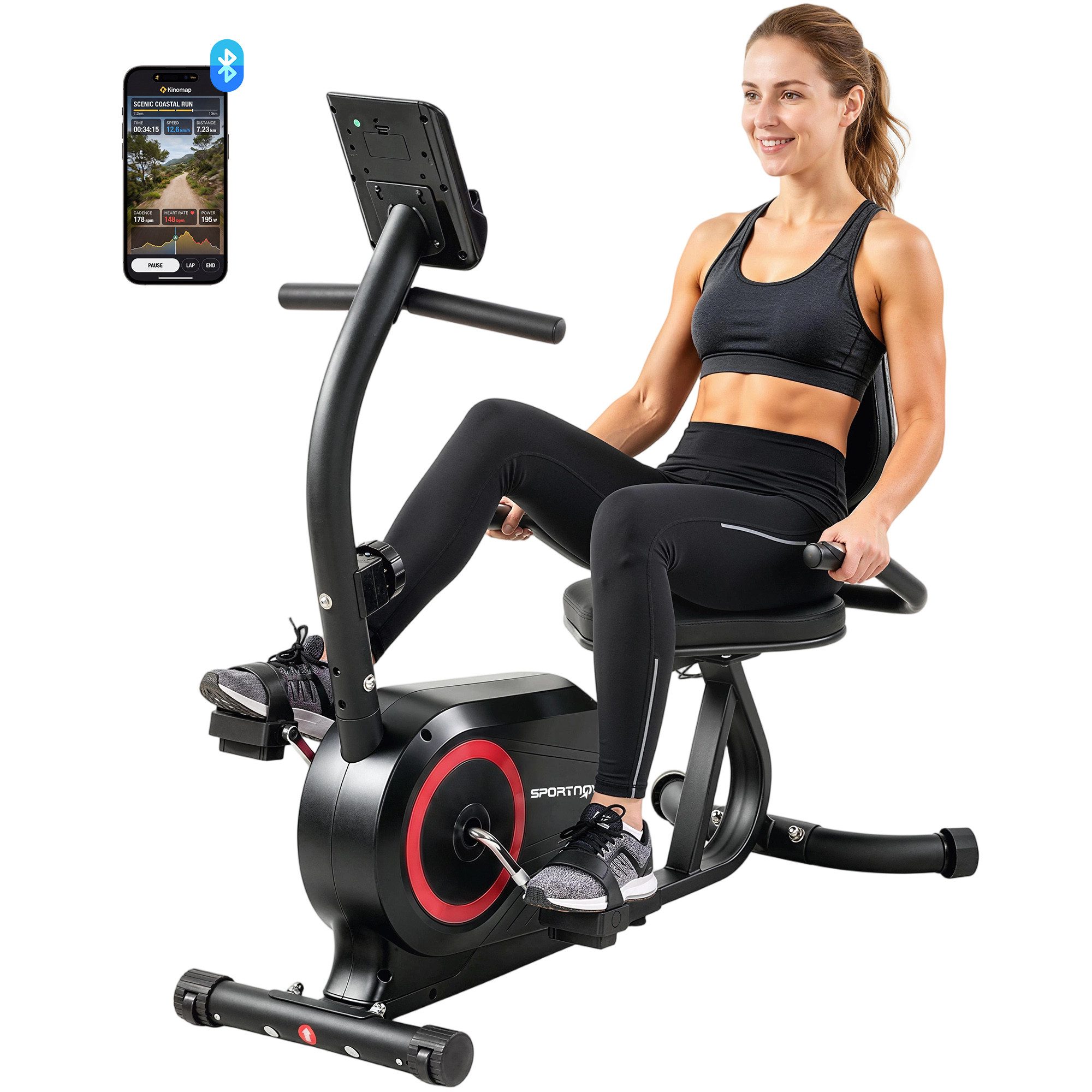 Heimtrainer für Zuhause mit 8 verstellbar