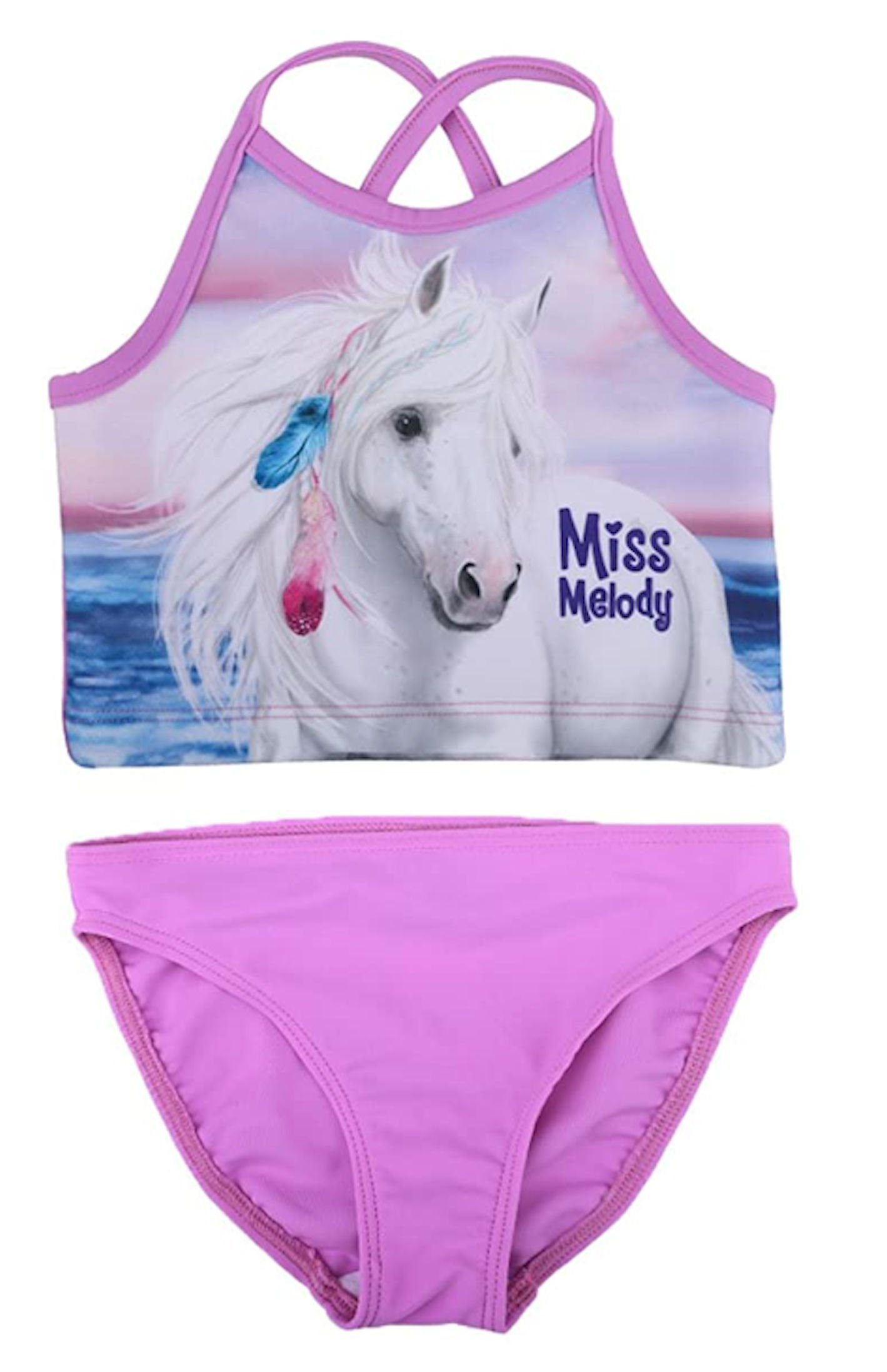 Miss Melody Tankini Miss Melody Tankini 2tlg. Badeanzug Bikini violett (Set)