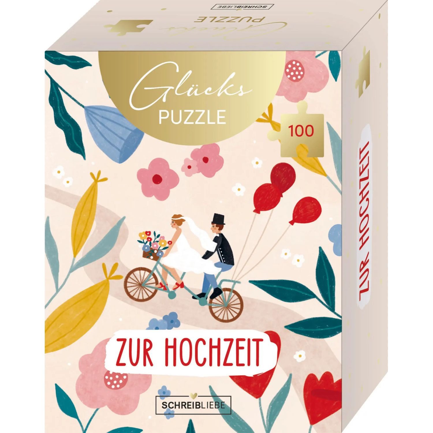 Korsch Verlag Puzzle Glückspuzzle-Hochzeit, 100 Puzzleteile