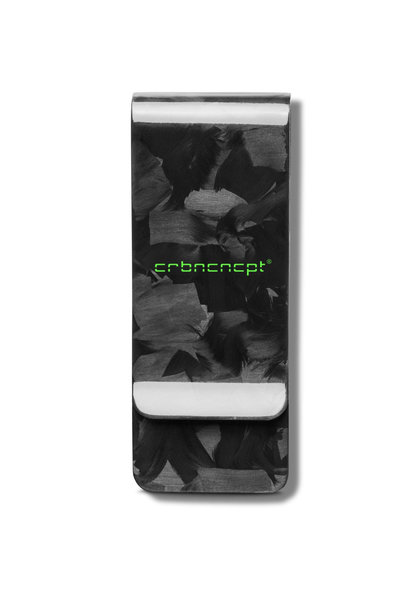 Geldscheinklammer Forged Carbon Geldklammer, Money Clip, Schwarz Herren