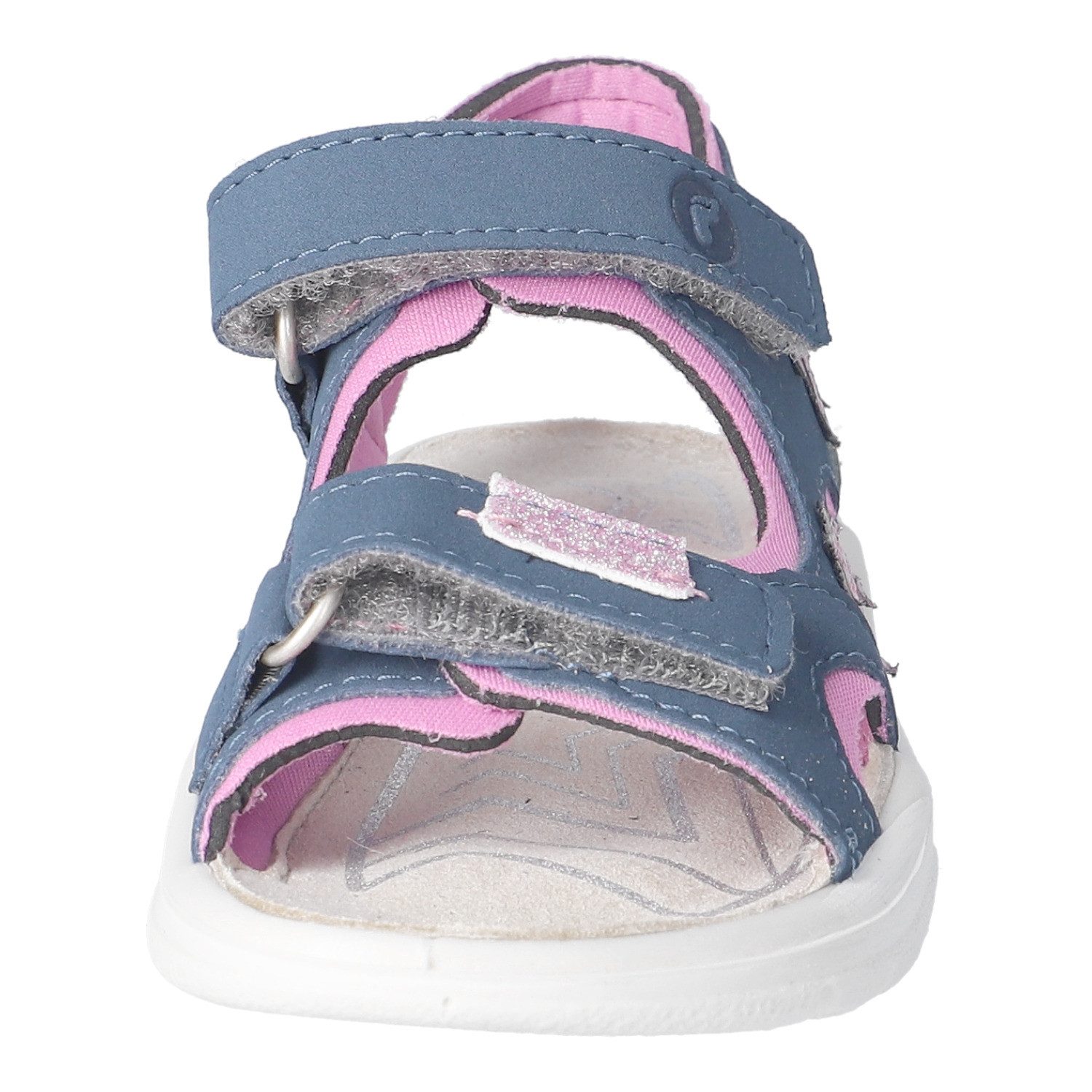 Ricosta Carmi Sandale Klettschuh mit Glitzer, mit WMS, Größenschablone zum Download