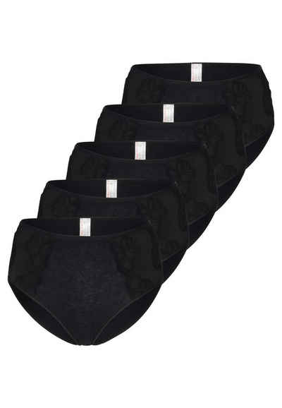 Nina Von C. Taillenslip 5er Pack Basic (Spar-Set, 5-St) Taillen Slip - Baumwolle - Atmungsaktiv