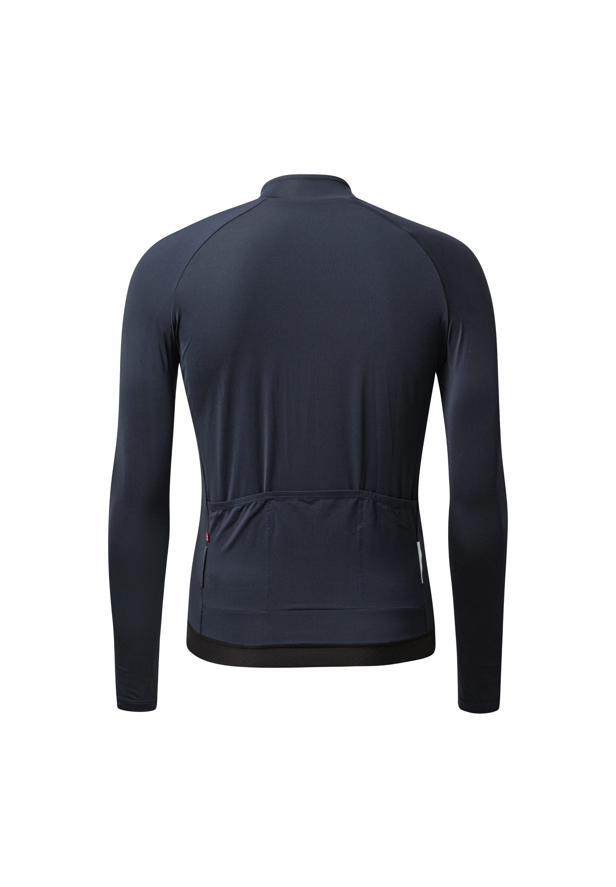 DANISH ENDURANCE Langarmshirt Aero LS Cycling Jersey Langarm Radtrikot mit Reißverschluss & Taschen, Schnelltrocknend