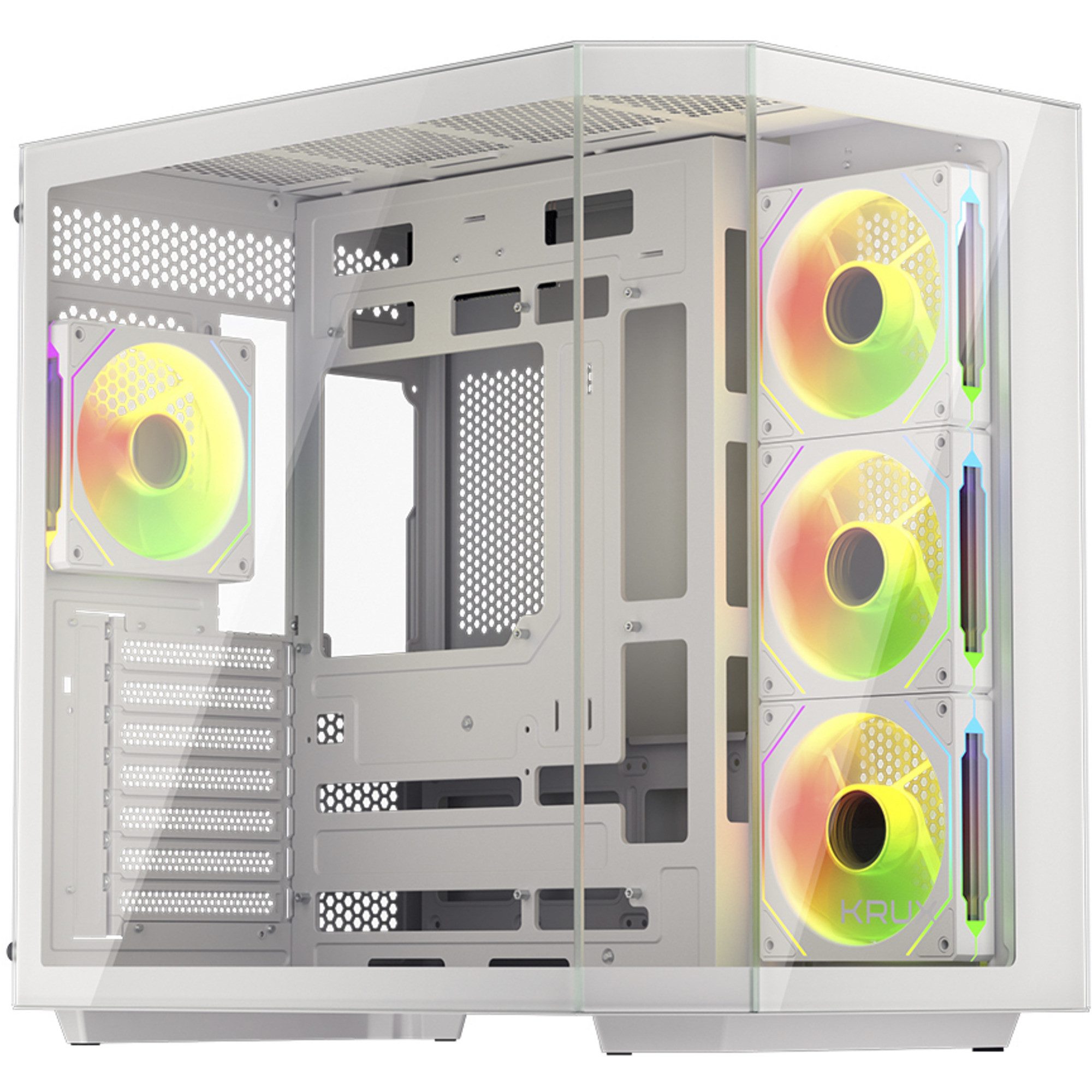 Krux PC-Gehäuse Krux Empero, Tower-Gehäuse, (Tempered Glass x 2)