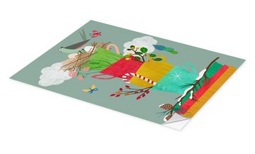 Posterlounge Wandfolie Taika Tori, Vier Jahreszeiten, Küche Skandinavisch Kindermotive