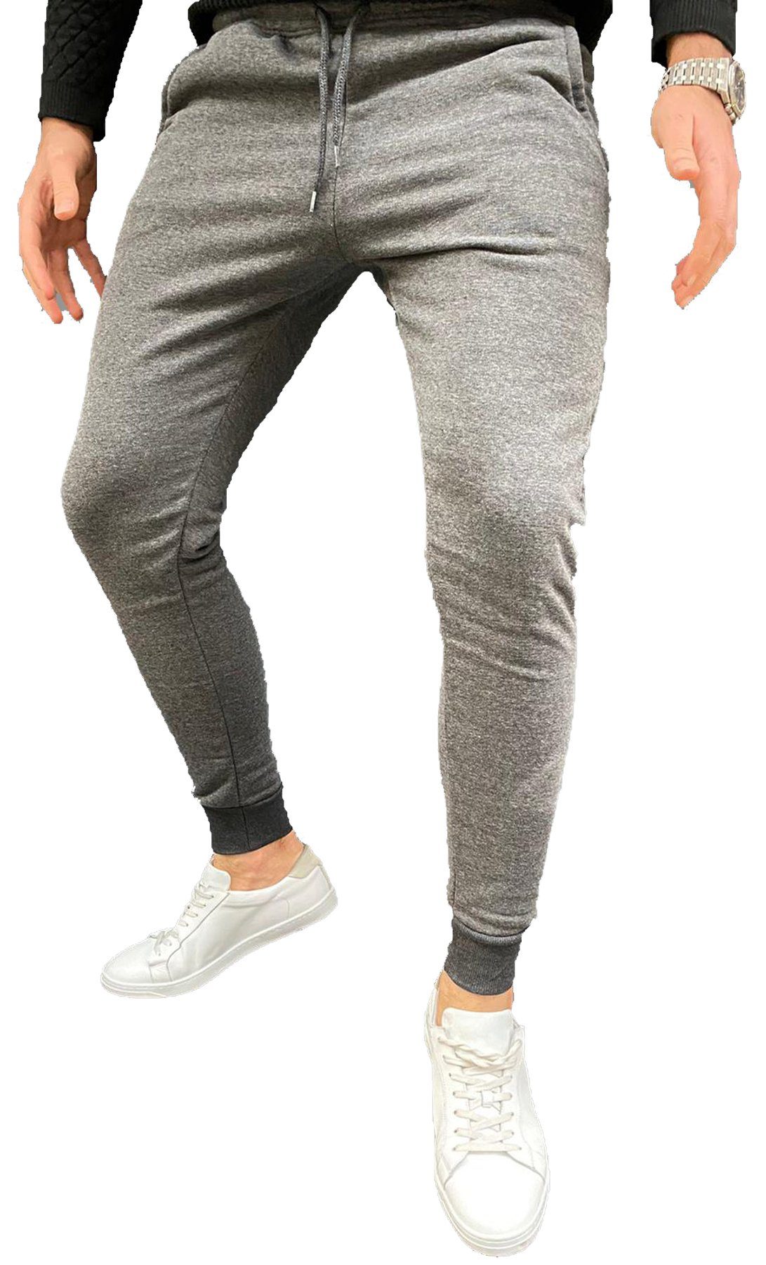 Holen Sie sich das echte Angebot zu einem tollen Preis! Megaman Jeans Jogginghose Trainingshose Streetwear Hose Jogginghose Megaman Outdoor Anthrazit Herren Fitness Fit Männer Jungs Baumwolle Slim Jogger Sweatparts