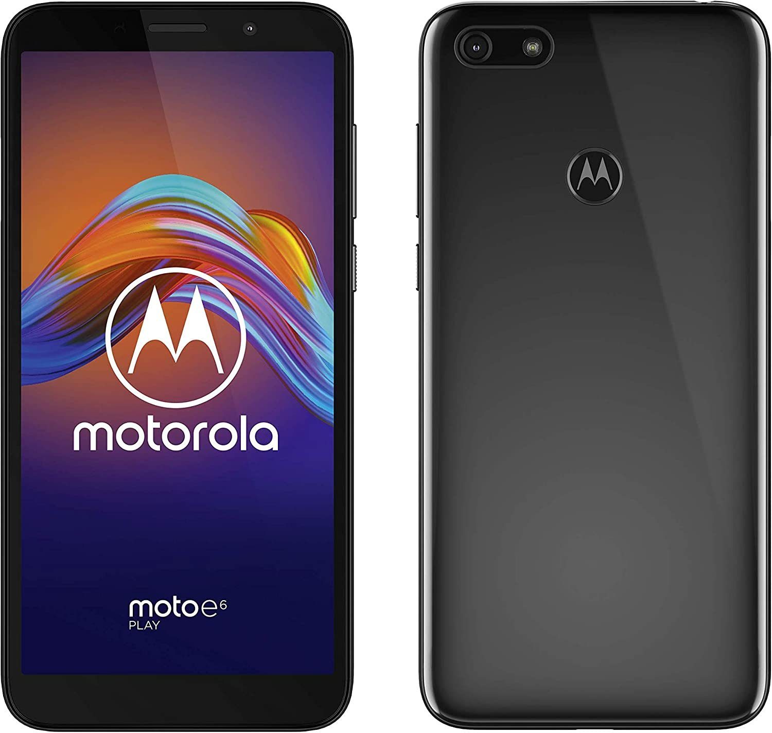 Moto E6 Play XT2029-2 32GB Steel Black + Kitsound Boomcube Smartphone
