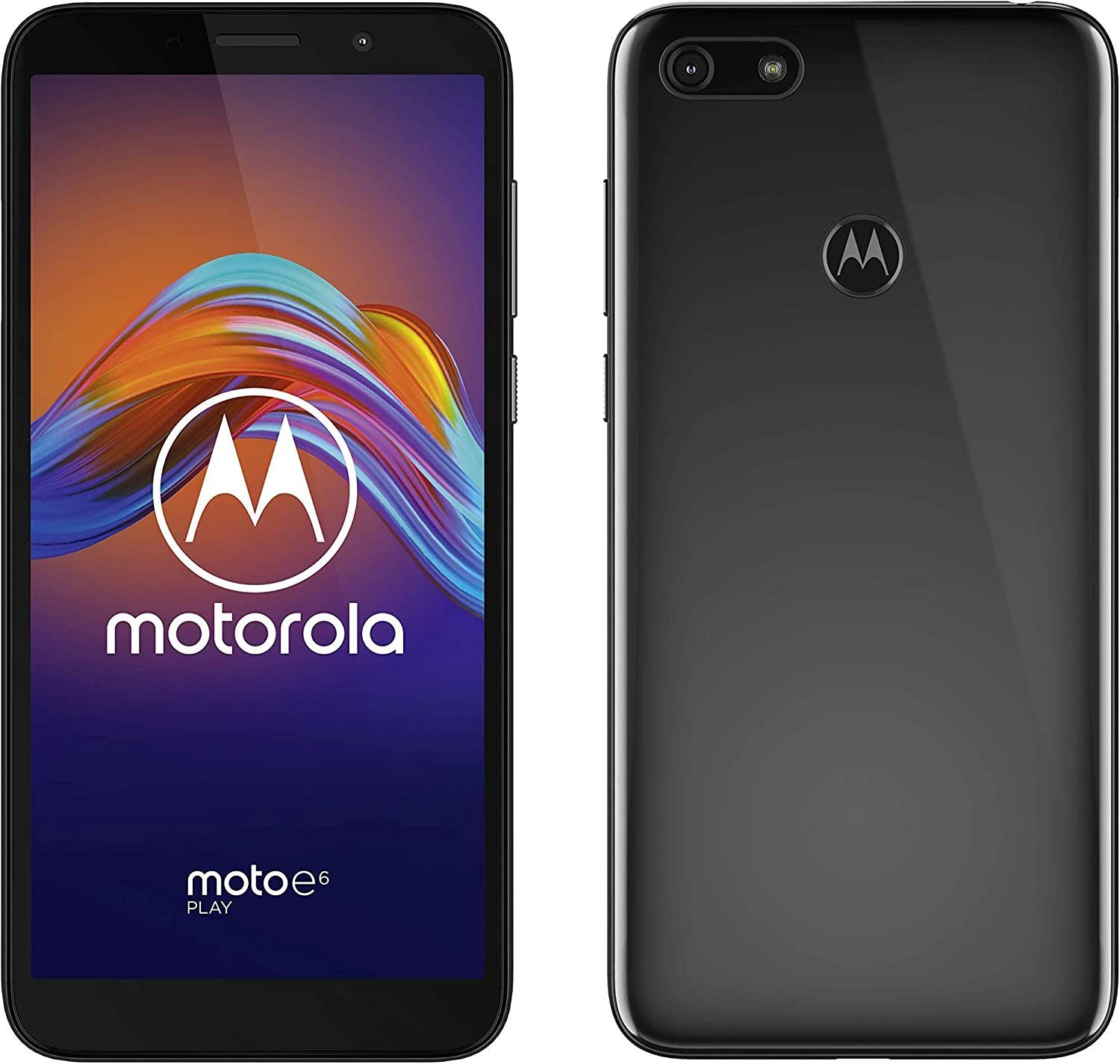 Motorola Motorola Moto E6 Play XT2029-2 32GB Steel Black + Handy (13,97 cm/5,5 Zoll, 32 GB Speicherplatz, 13 MP Kamera)