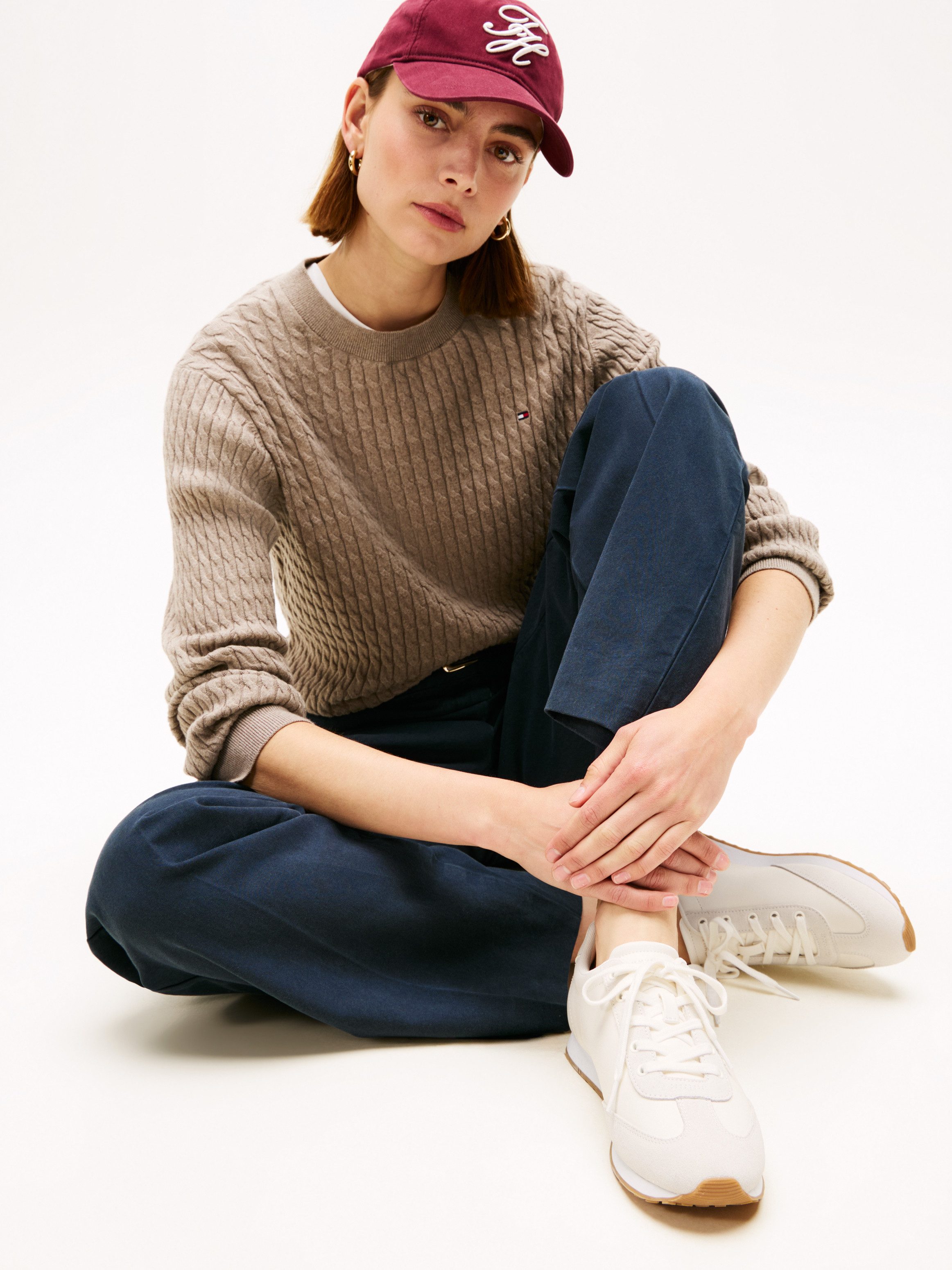 Tommy Hilfiger HERITAGE FASHION RUNNER MIX MAT Sneaker, Freizeitschuh, Halb günstig online kaufen