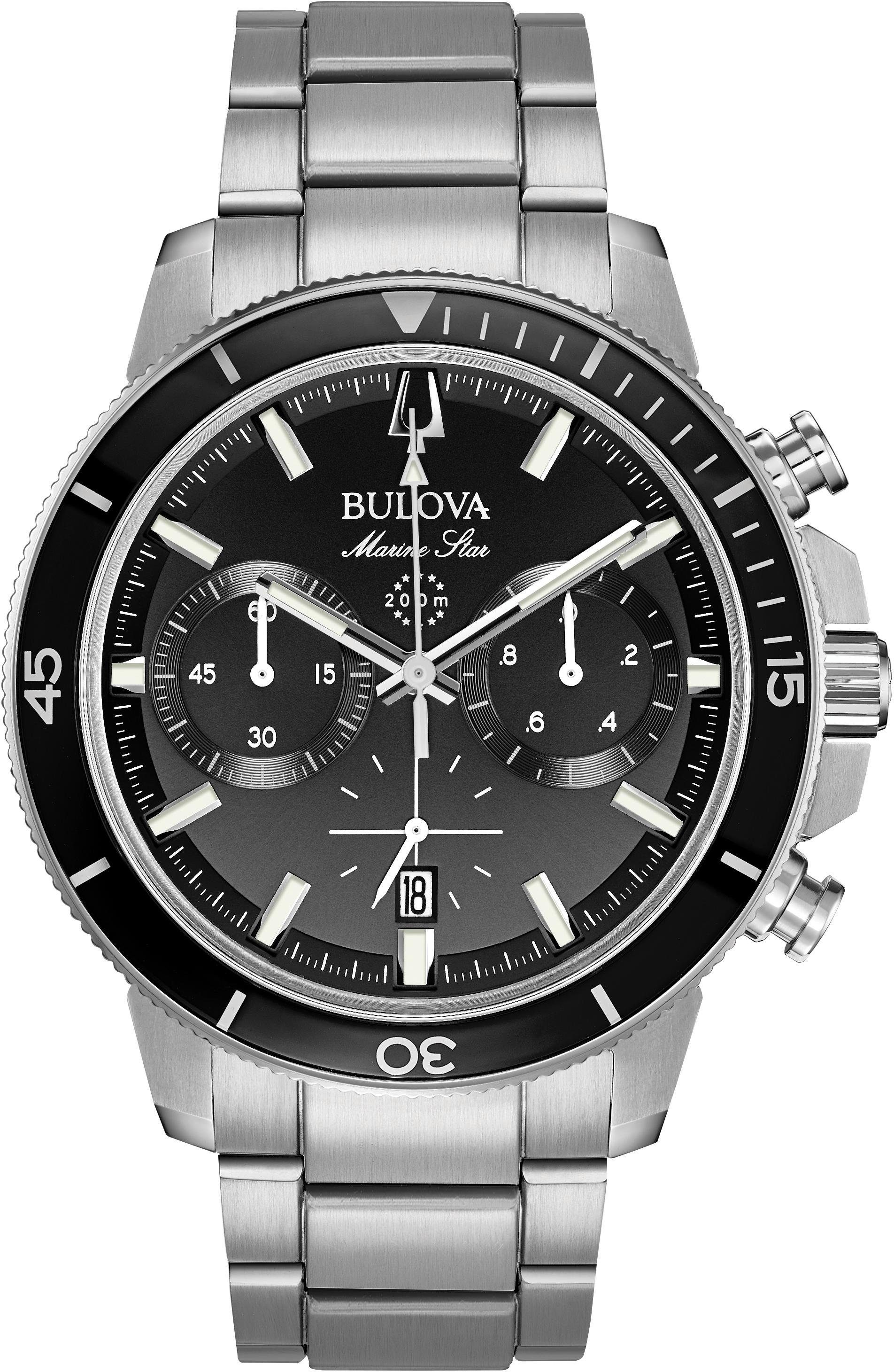 Bulova Chronograph Marine Star, 96B272, Armbanduhr, Quarzuhr, Herrenuhr