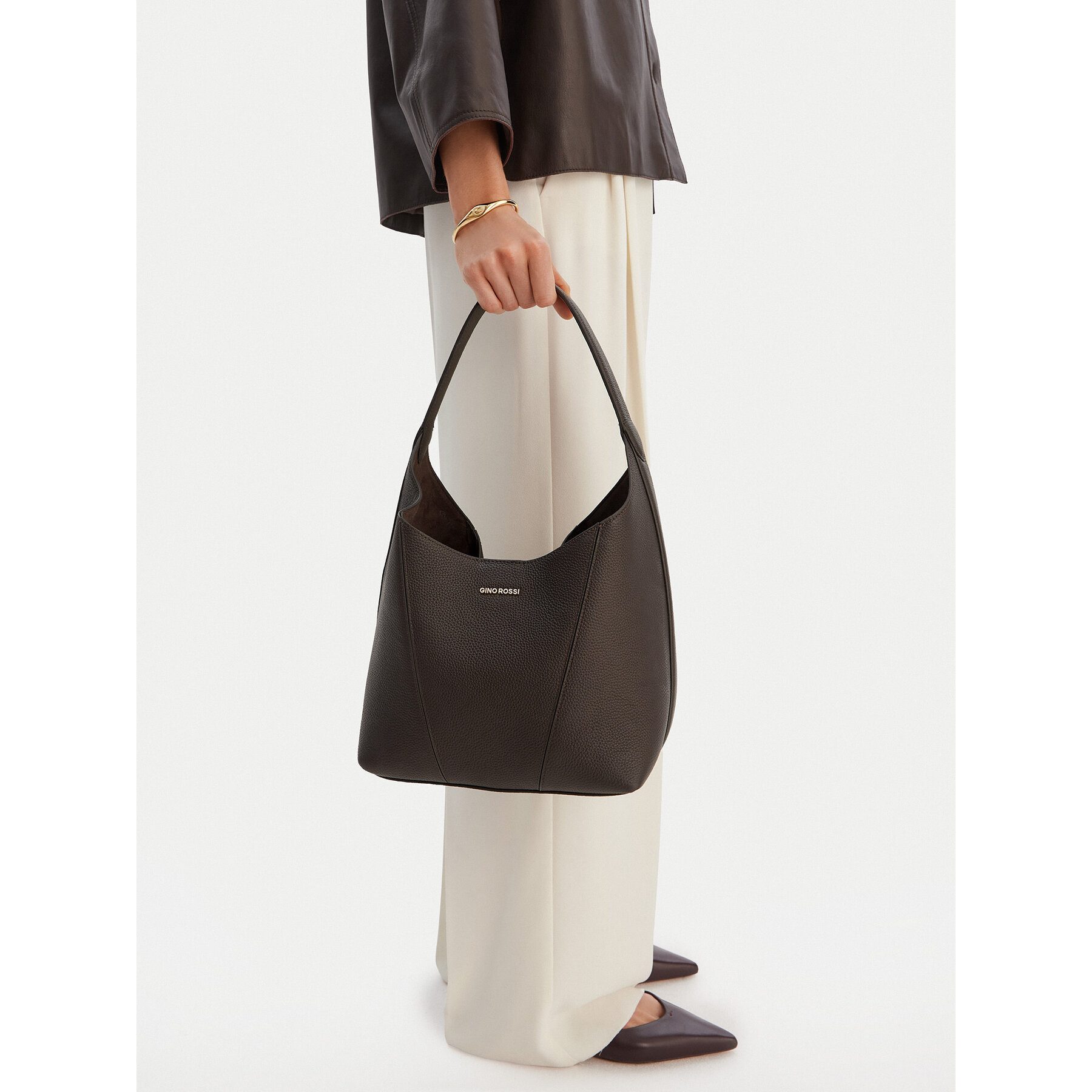 GINO ROSSI Umhängetasche Gino Rossi Damen Tasche Braun