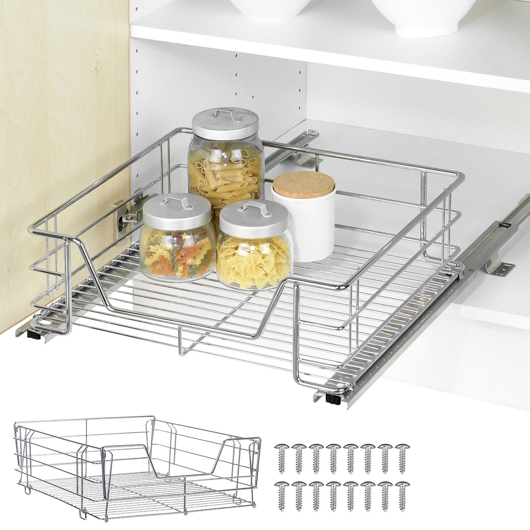 Maximex Auszug Modell Midi, Schrankauszug für zusätzlichen Stauraum im Küch günstig online kaufen