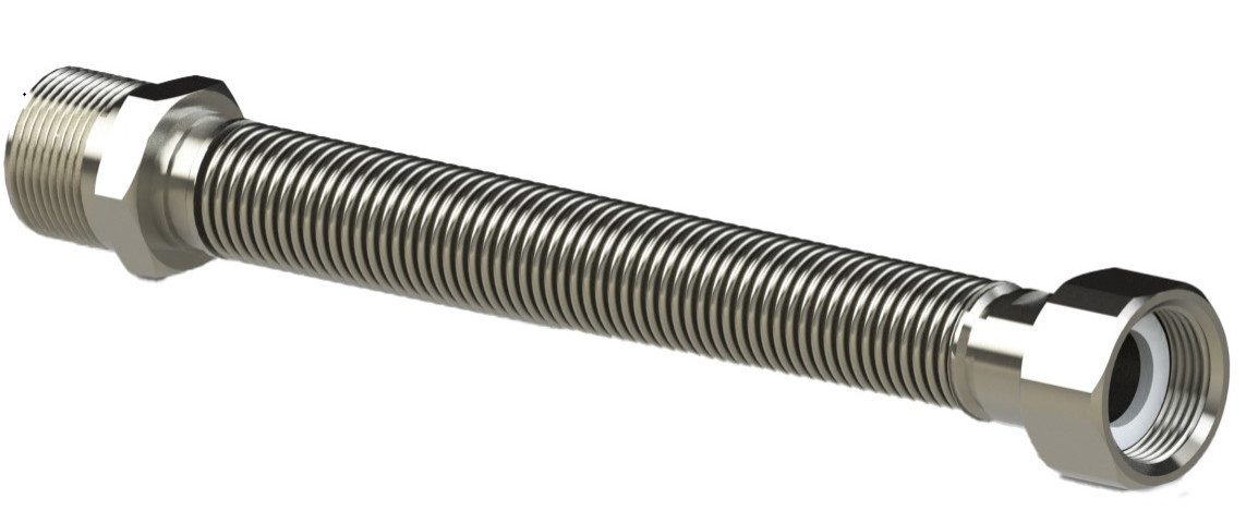 Sanicomfort Hauswasserwerk Sanicomfort flexibles Edelstahl-Wellrohr 1/2