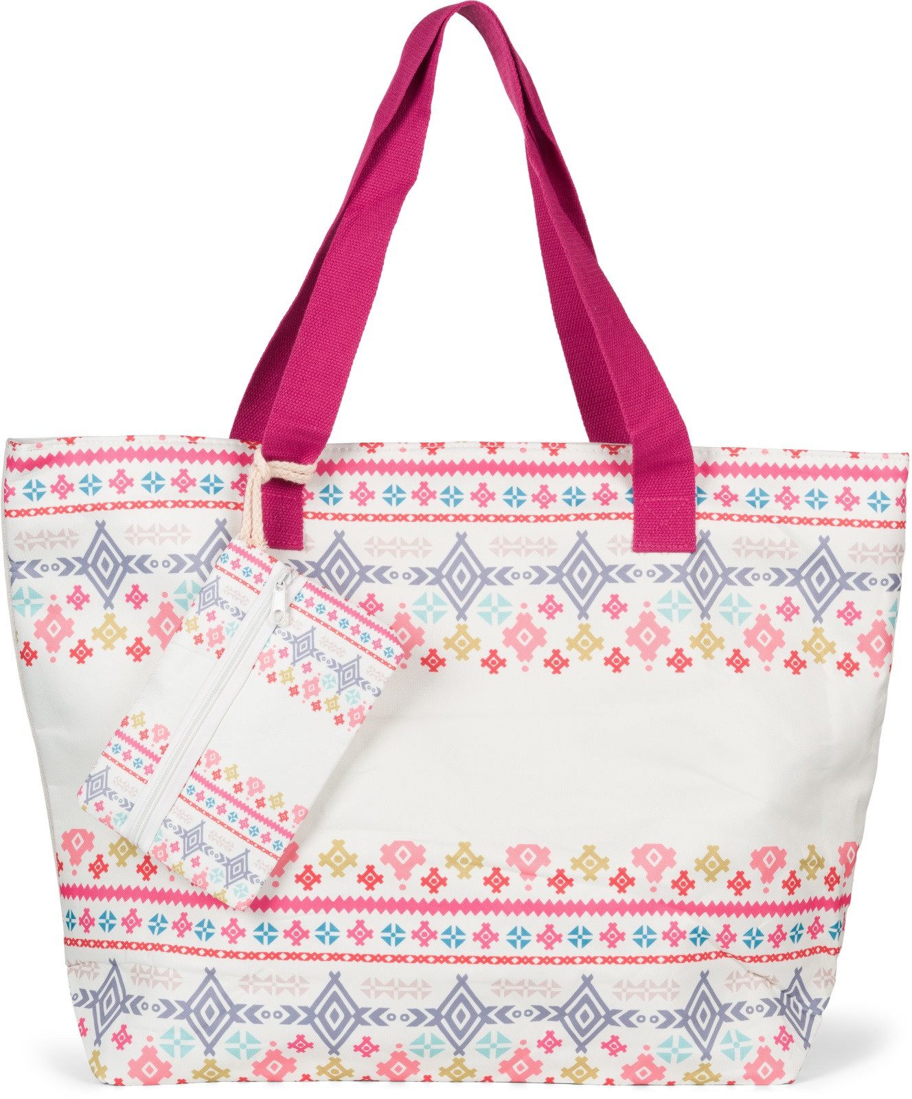 styleBREAKER Strandtasche (1-tlg), Strandtasche Azteken Muster - Boho