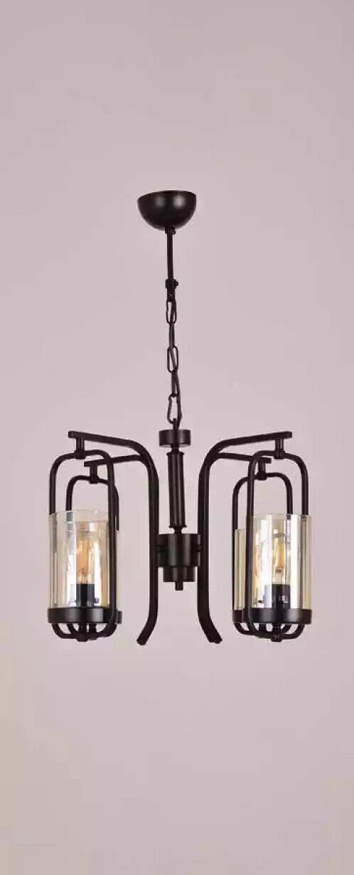 JVmoebel Kronleuchter Loft Leuchte Lampe Leuchtmittel wechselbar, Deckenleuchte Made Funktionen, Leuchte in Hängelampe Moderne, Europa Keine