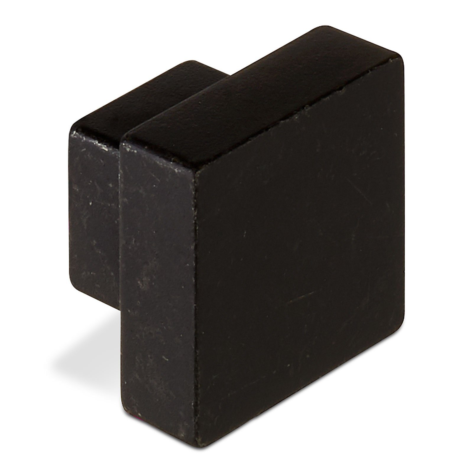 Möbelknopf RAREL Schwarzstahl used look schwarz