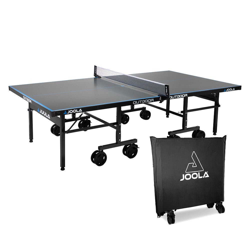Joola Tischtennisplatte Tischtennis-Set J500A mit Abdeckhaube, Gleichmäßiger Ballabsprung für ideale Spieleigenschaften