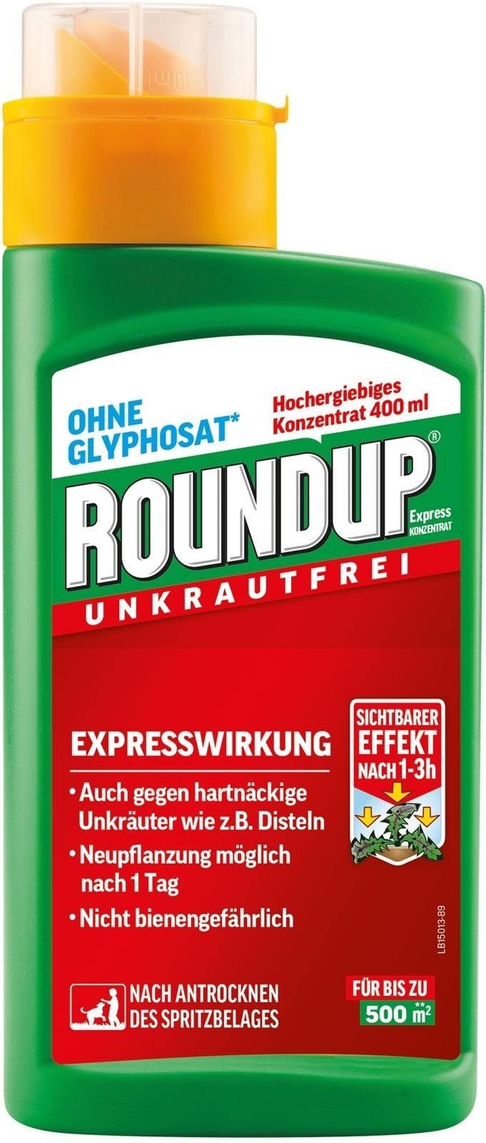 ROUNDUP Unkrautbekämpfungsmittel Express Konzentrat 400 ml, 400 ml